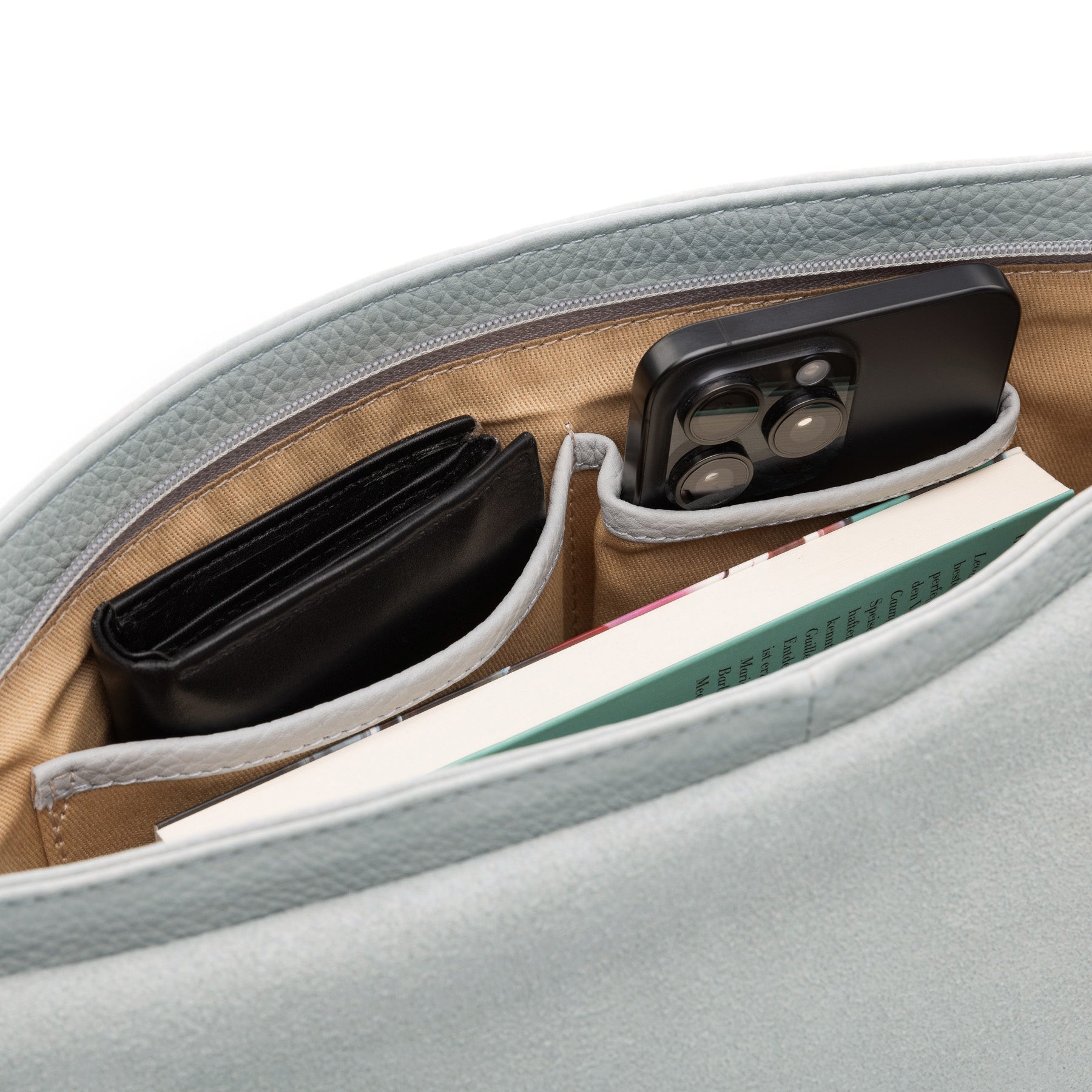 FEYNSINN BERLIN Schultertasche Leder LIVA M Umhängetasche Damen 45704