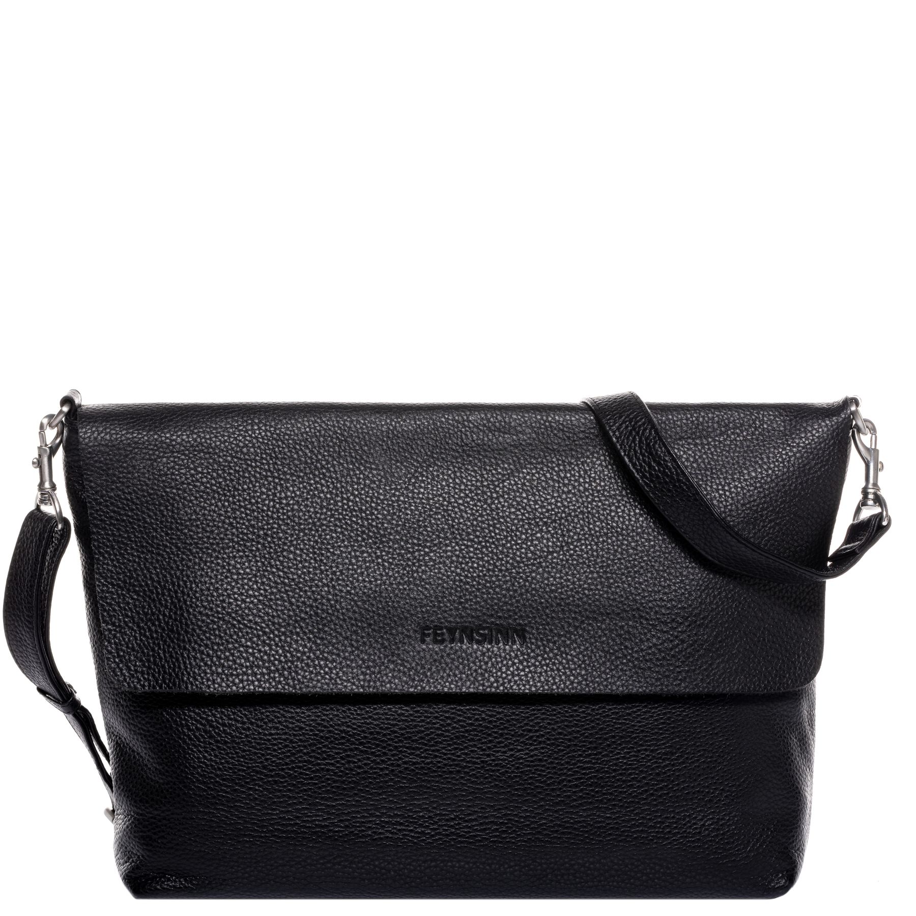 FEYNSINN BERLIN Schultertasche Leder & Umhängetasche Leder LIVA schwarz 41854