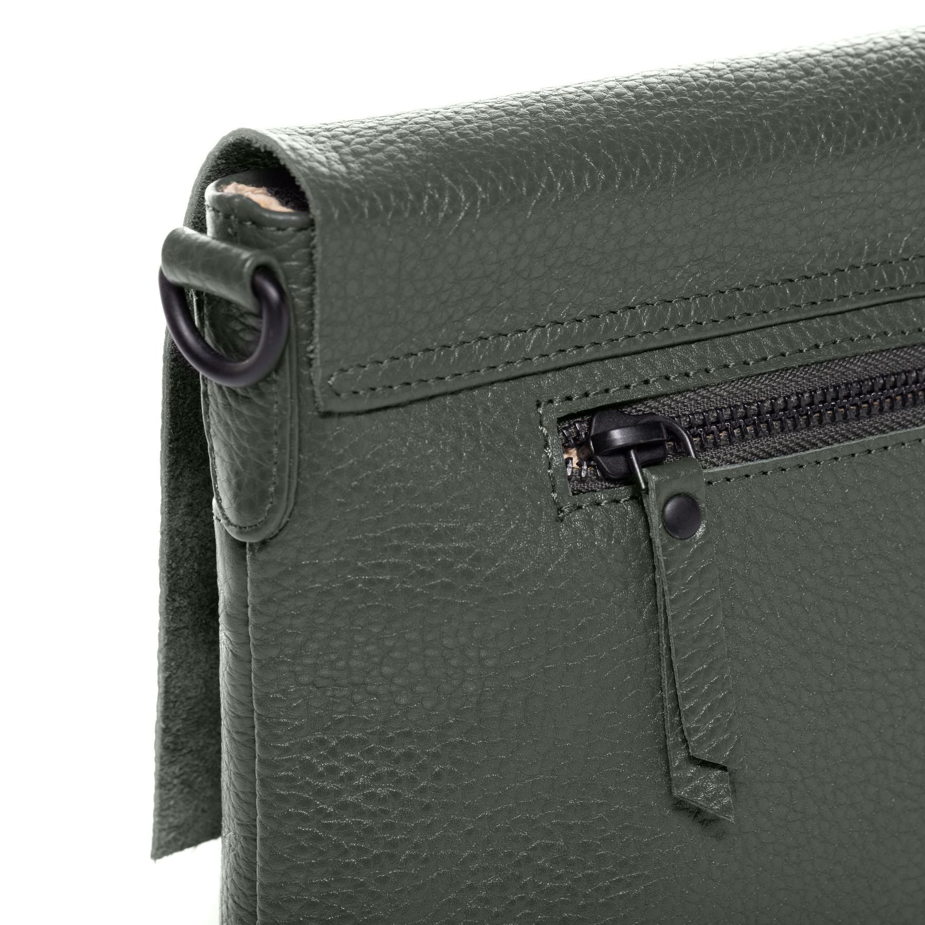 FEYNSINN BERLIN Umhängetasche Leder LINNEA Night-Green 42462
