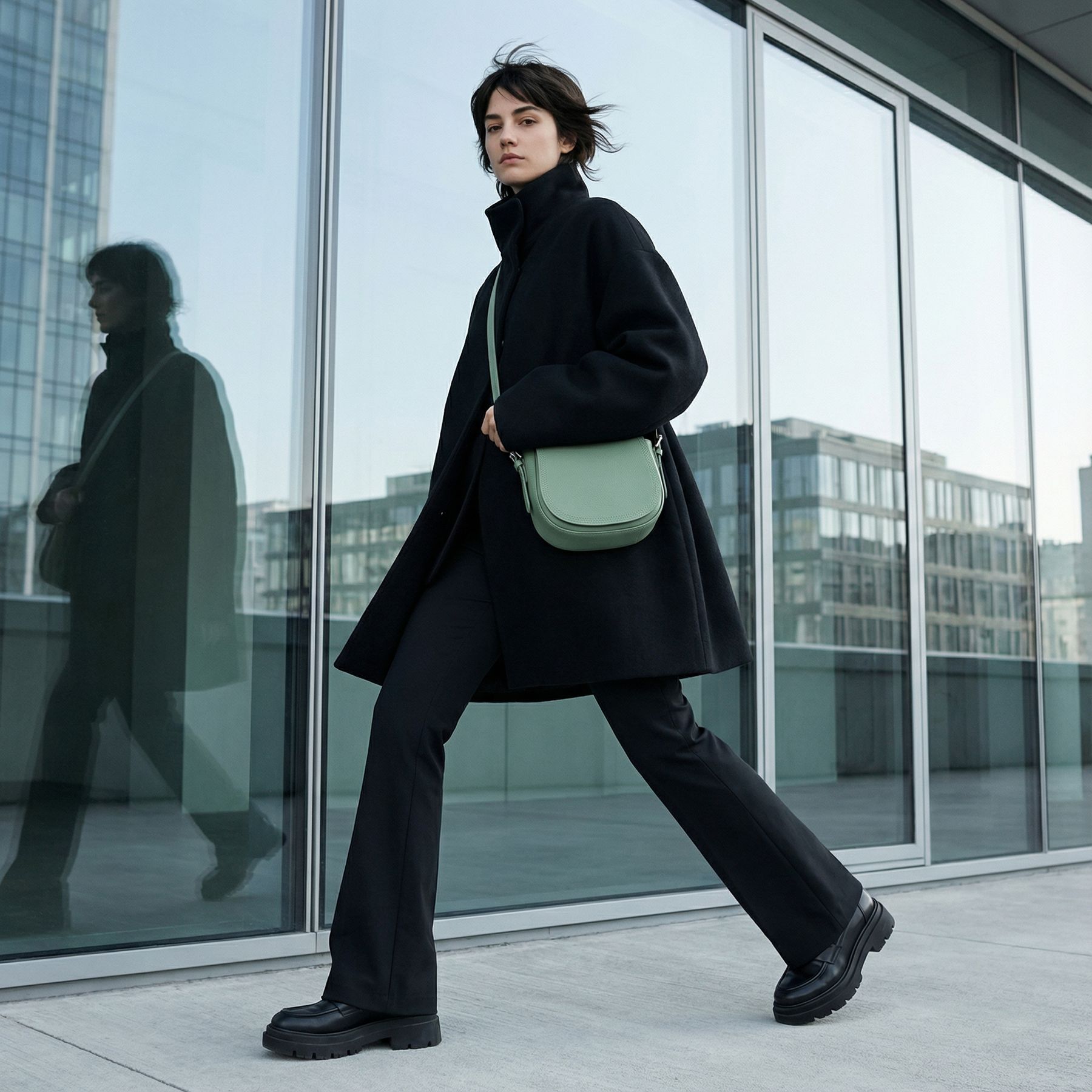 Umhängetasche SUKI Schultertasche Leder