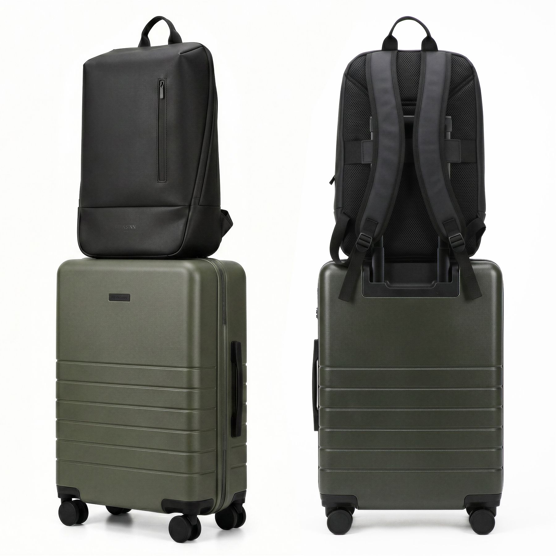 RYKER & DAG Travel Set Olive Trolleyfix