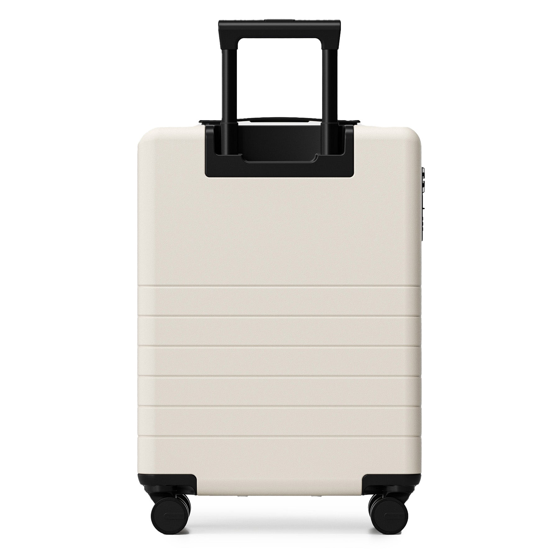 FEYNSINN Handgepäck-Koffer RYKER mit Frontfach schwarz beige olive Reisekoffer Kabinen-Trolley Hartschale 4 Rollen 50699