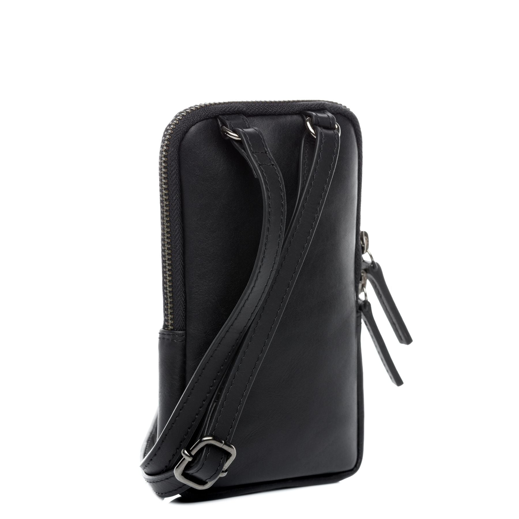 FEYNSINN BERLIN mobile-iphone-Umhängetasche Leder-bag KJELL schwarz 23497