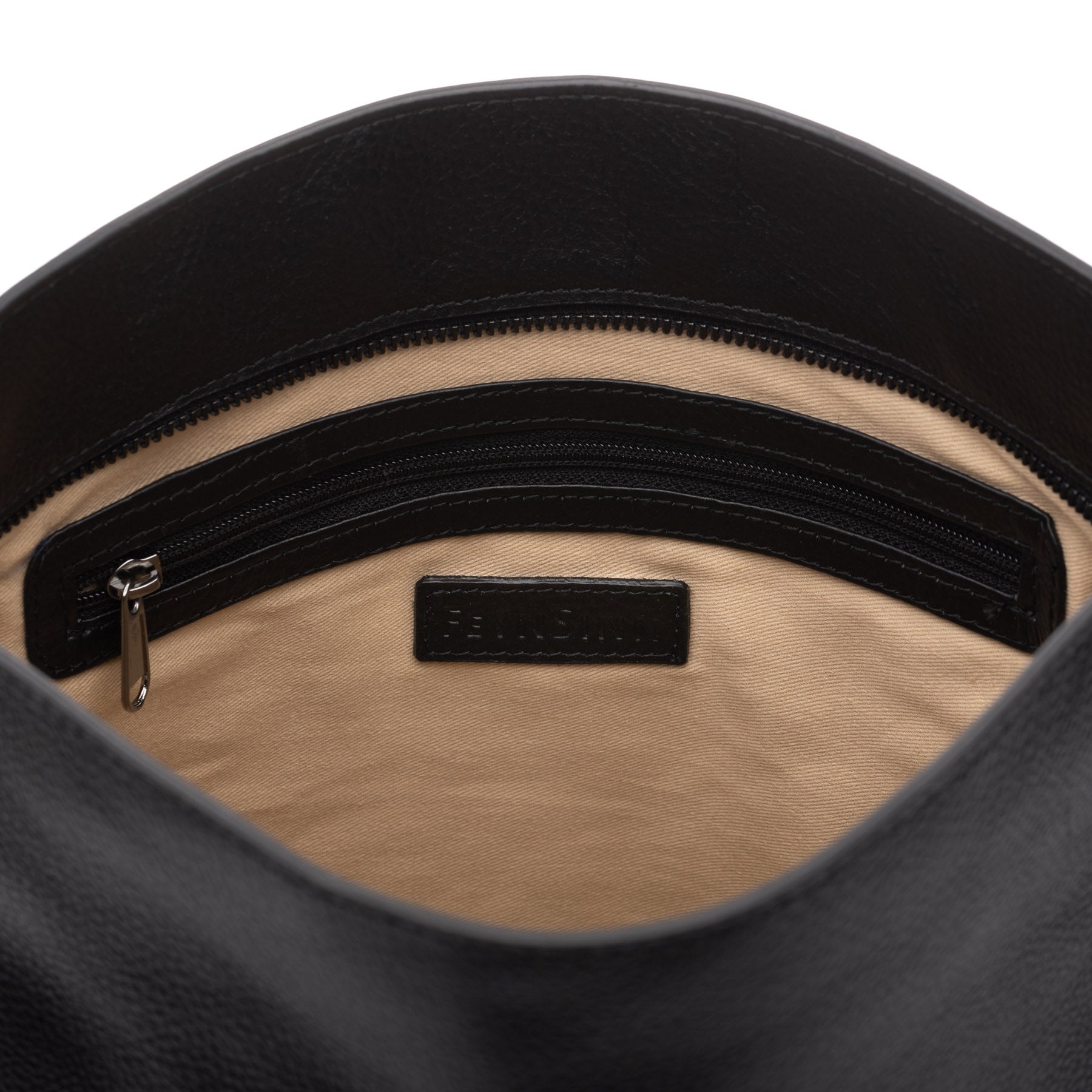 FEYNSINN Hobo Bag Leder JUNA schwarz 39147