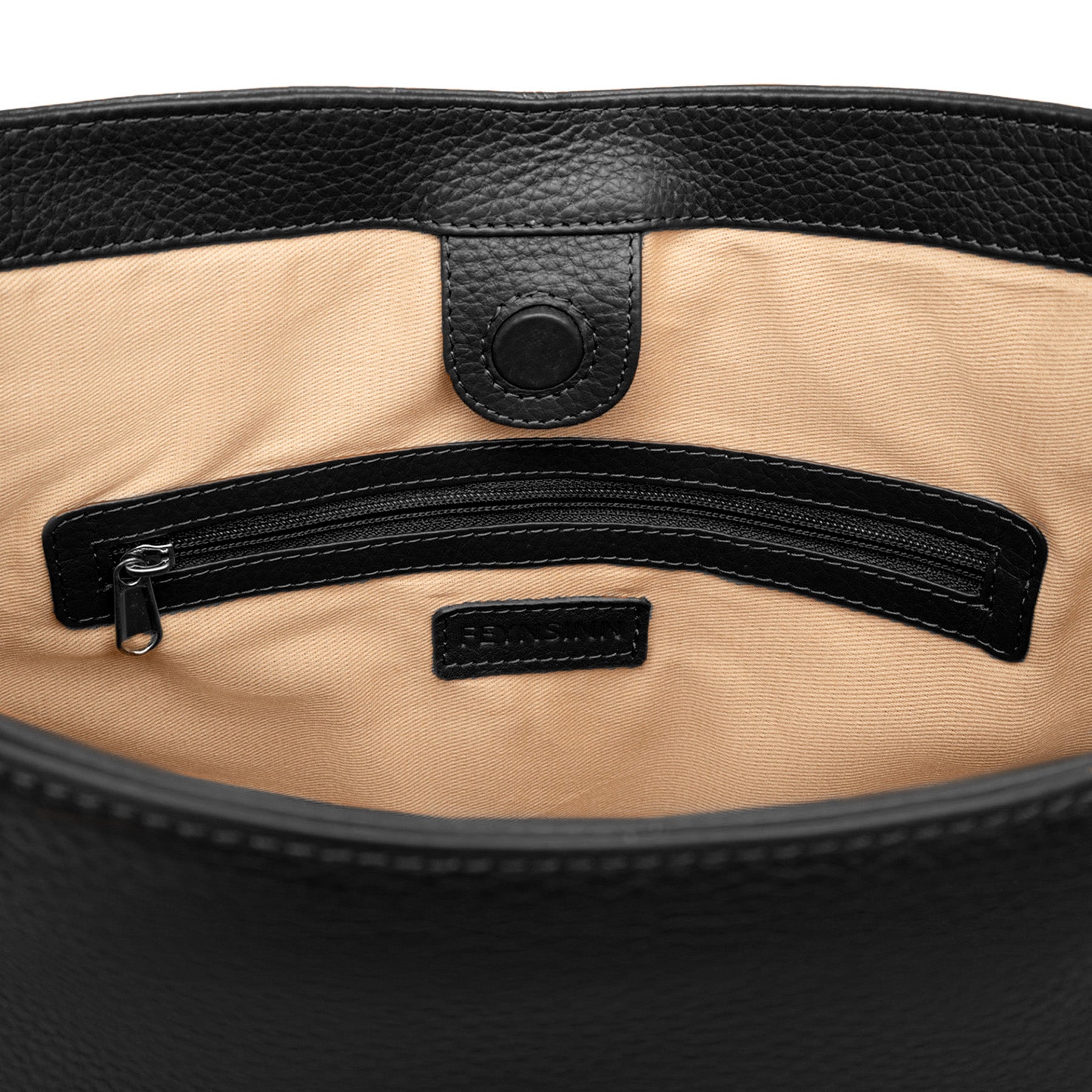 NOE Hobo Bag Rambler schwarz Innenfach