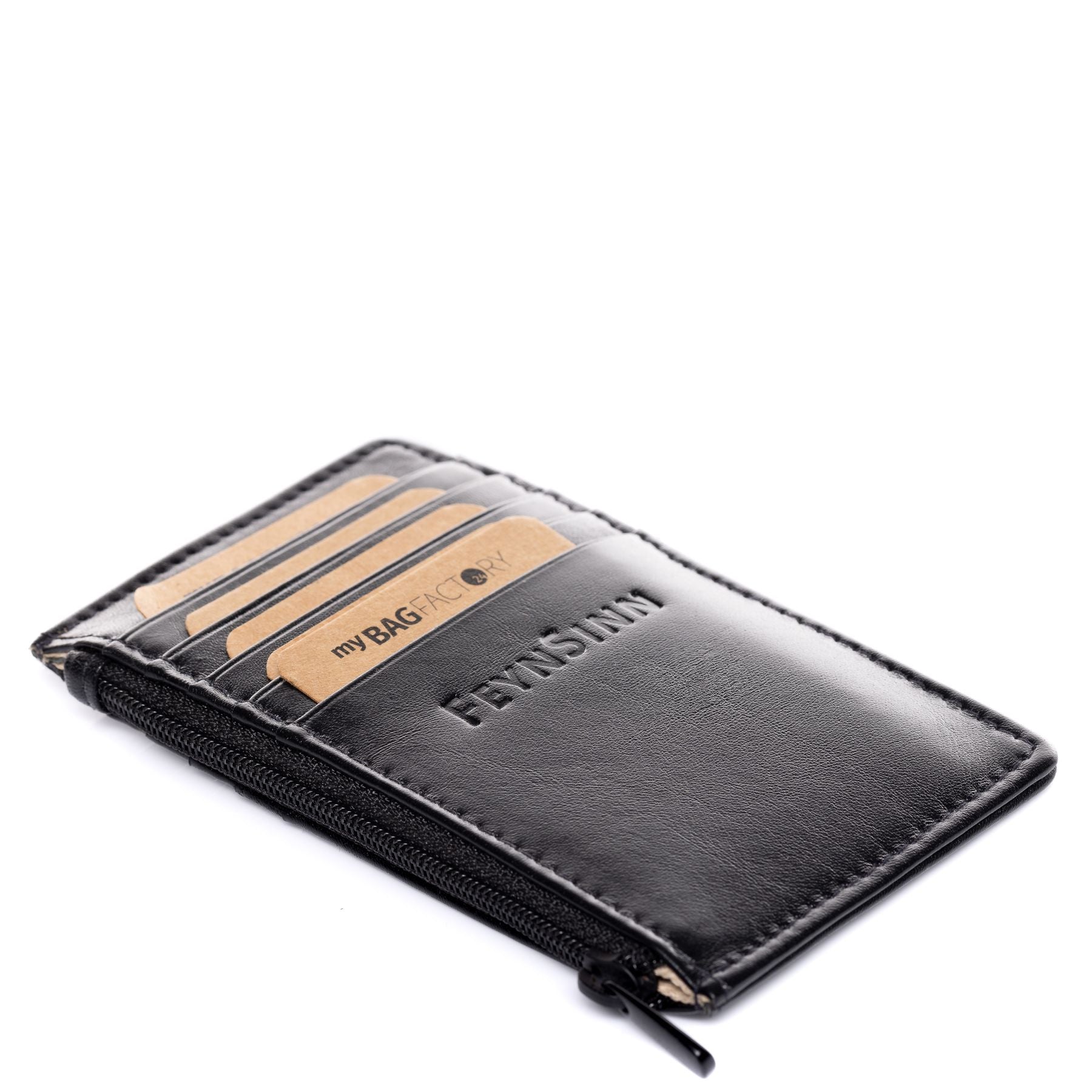 FEYNSINN BERLIN Kartenhalter Leder RIGA schwarz 41778
