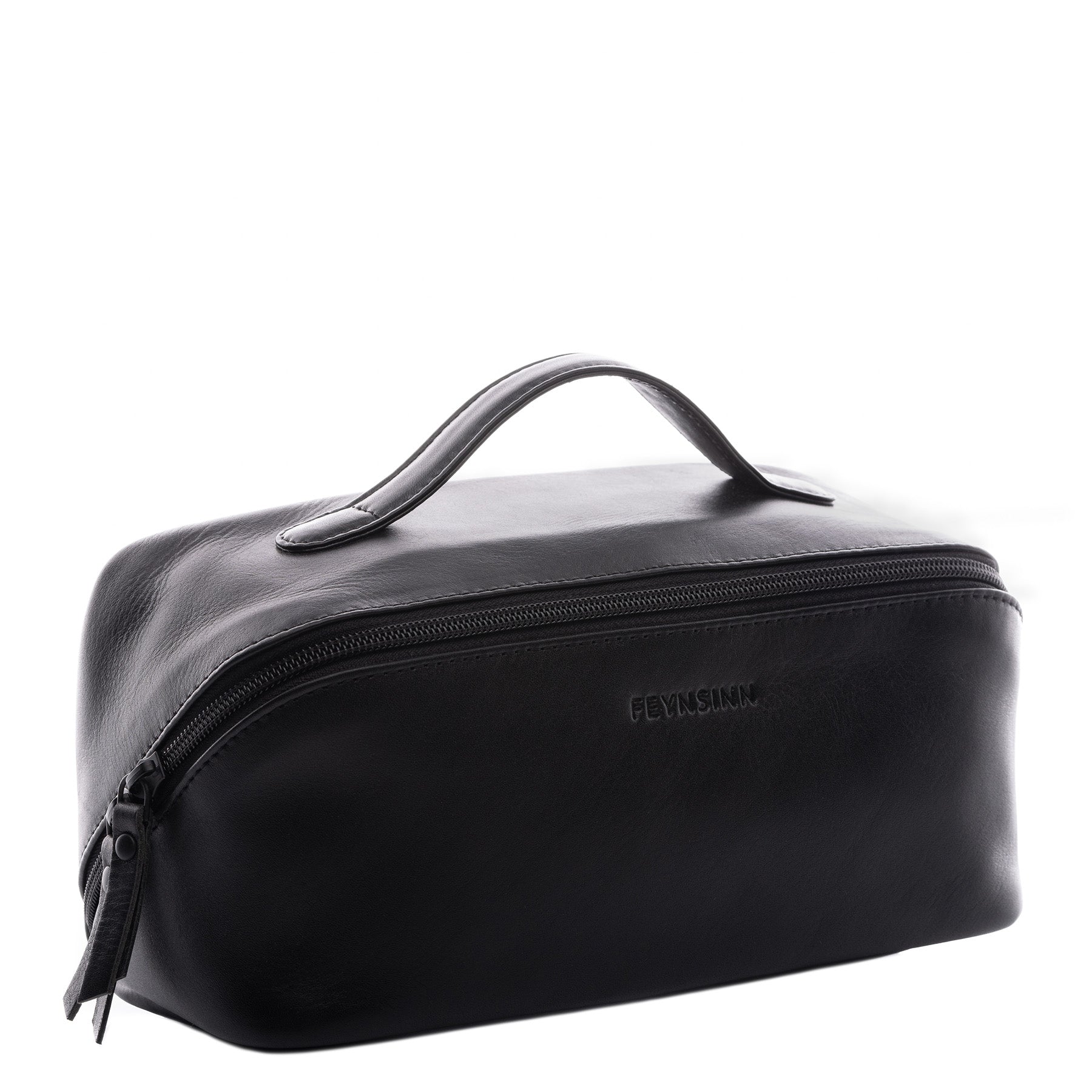 FEYNSINN Kulturtasche Leder BO schwarz Kulturbeutel 44300