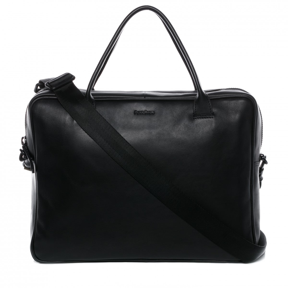 FEYNSINN BERLIN Laptoptasche Leder FINN schwarz 12357