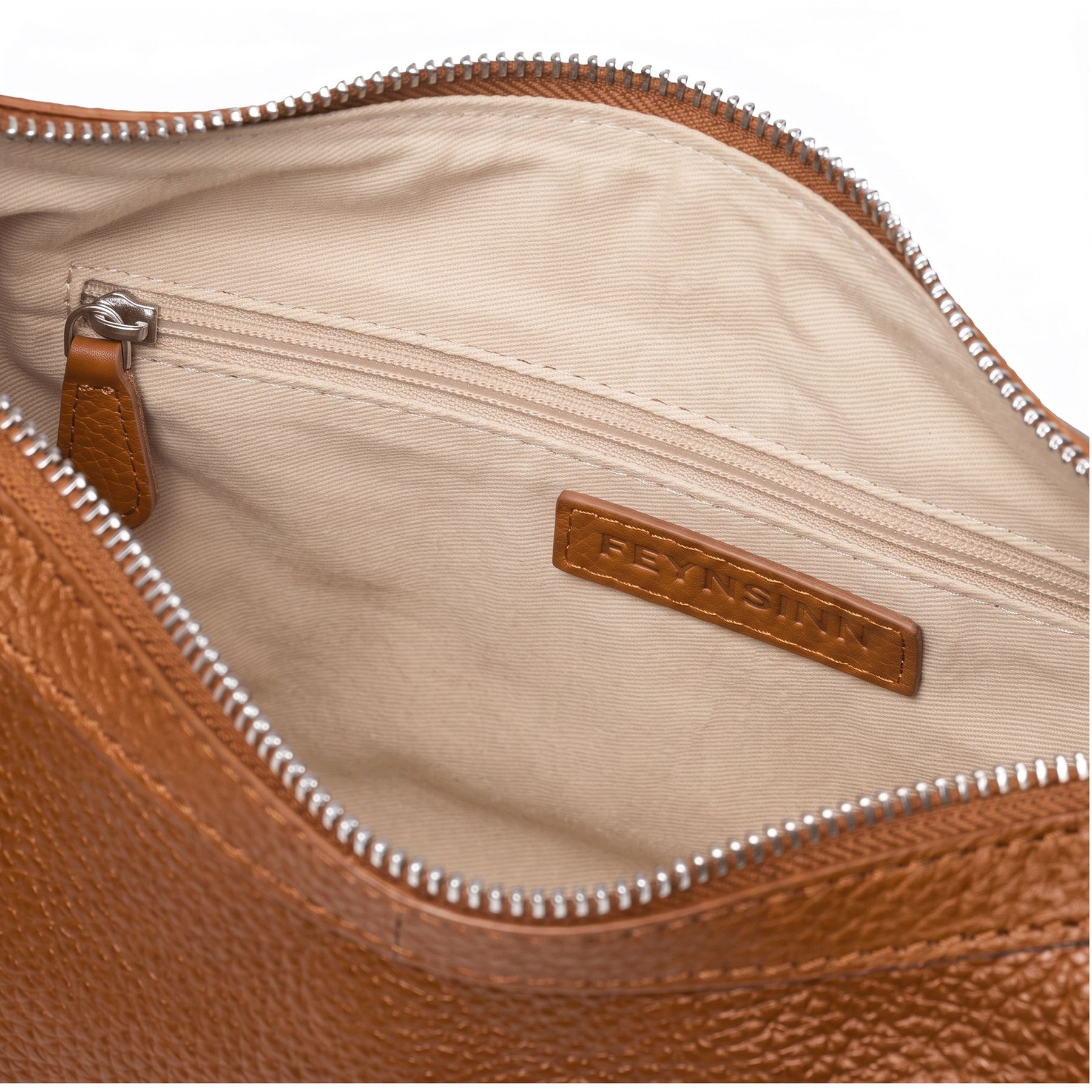 FEYNSINN halfmoon-bag JOYY RAMBLER Leder M tan 5