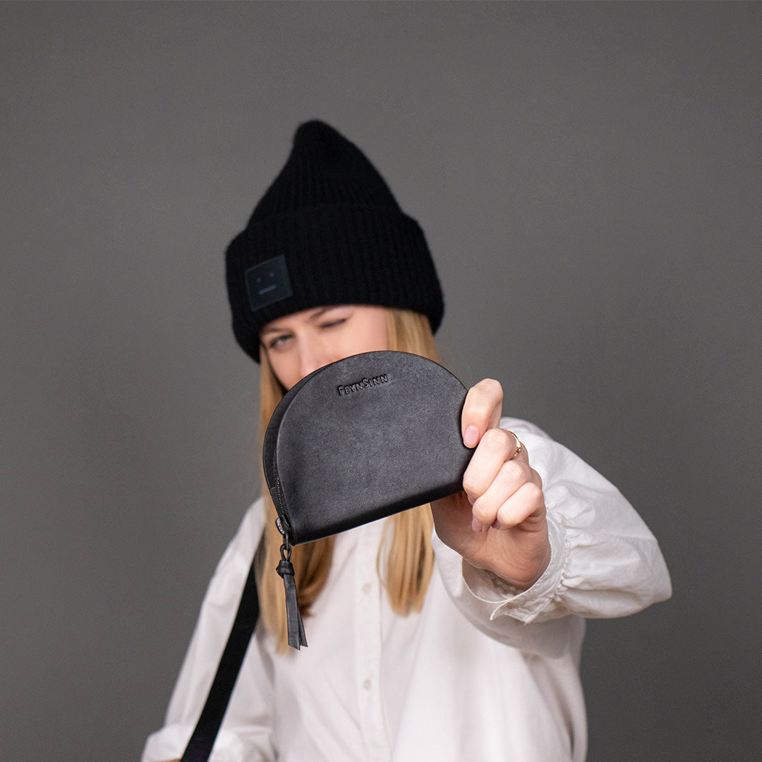 FEYNSINN BERLIN Portemonnaie Leder STINE schwarz 36805