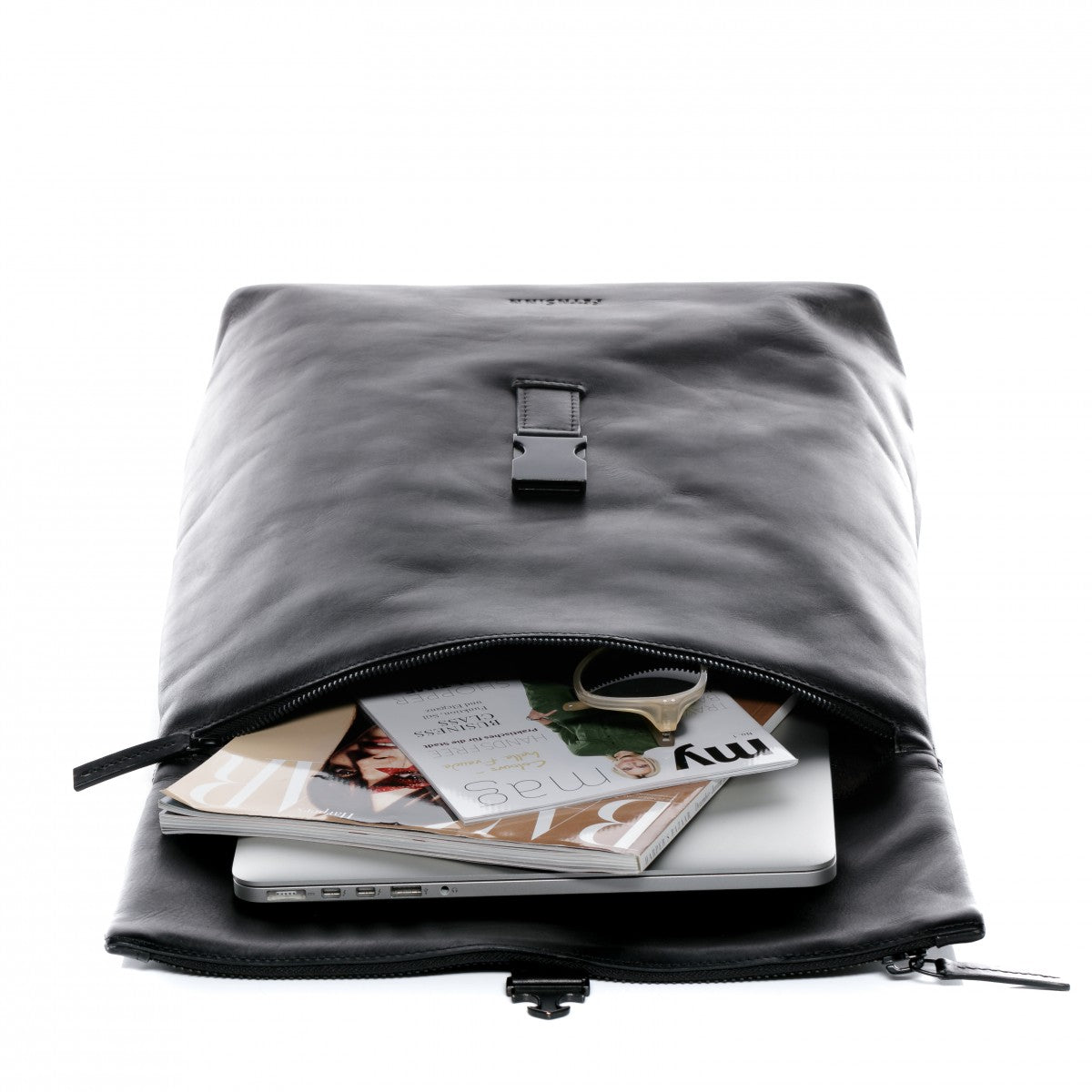 FEYNSINN BERLIN Rucksack Leder MATS schwarz 12567