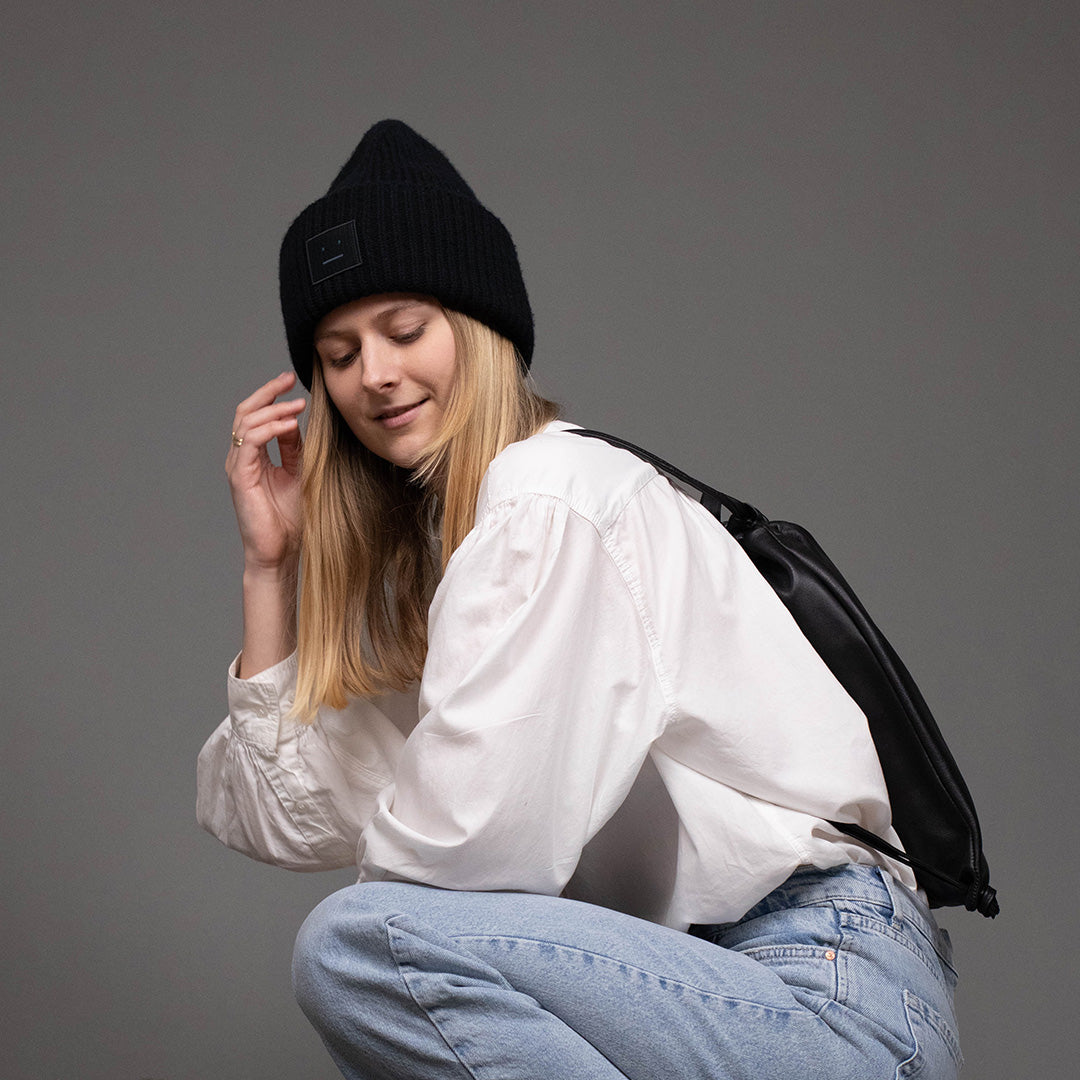 FEYNSINN BERLIN Rucksack Leder NIK schwarz 36808