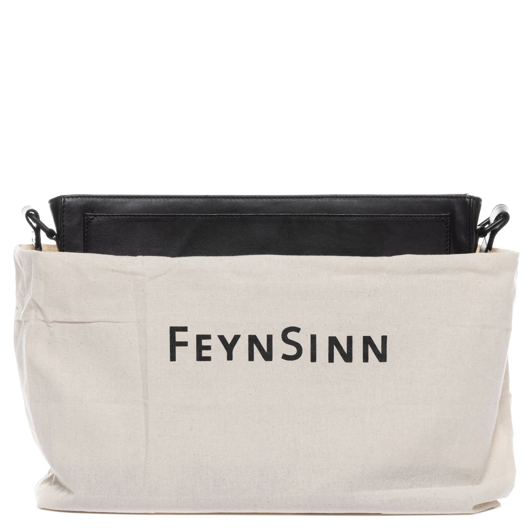 FEYNSINN BERLIN Schultertasche Leder SELVA schwarz 36622