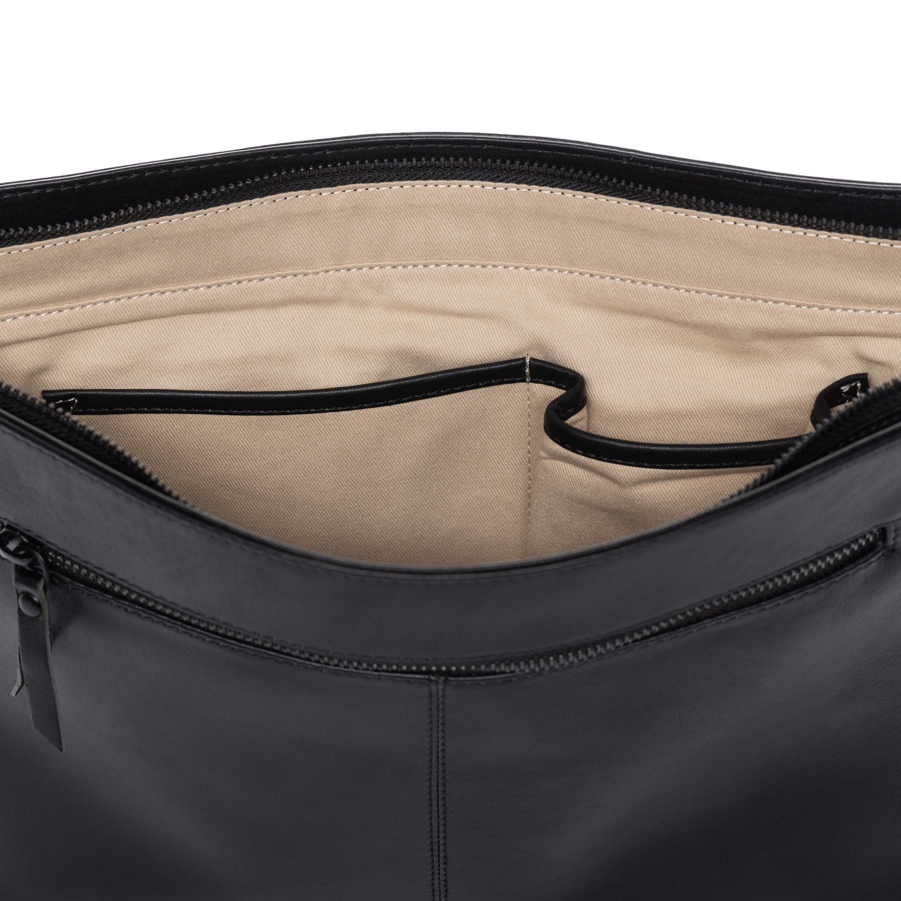 FEYNSINN BERLIN Schultertasche Leder SELVA schwarz 36623