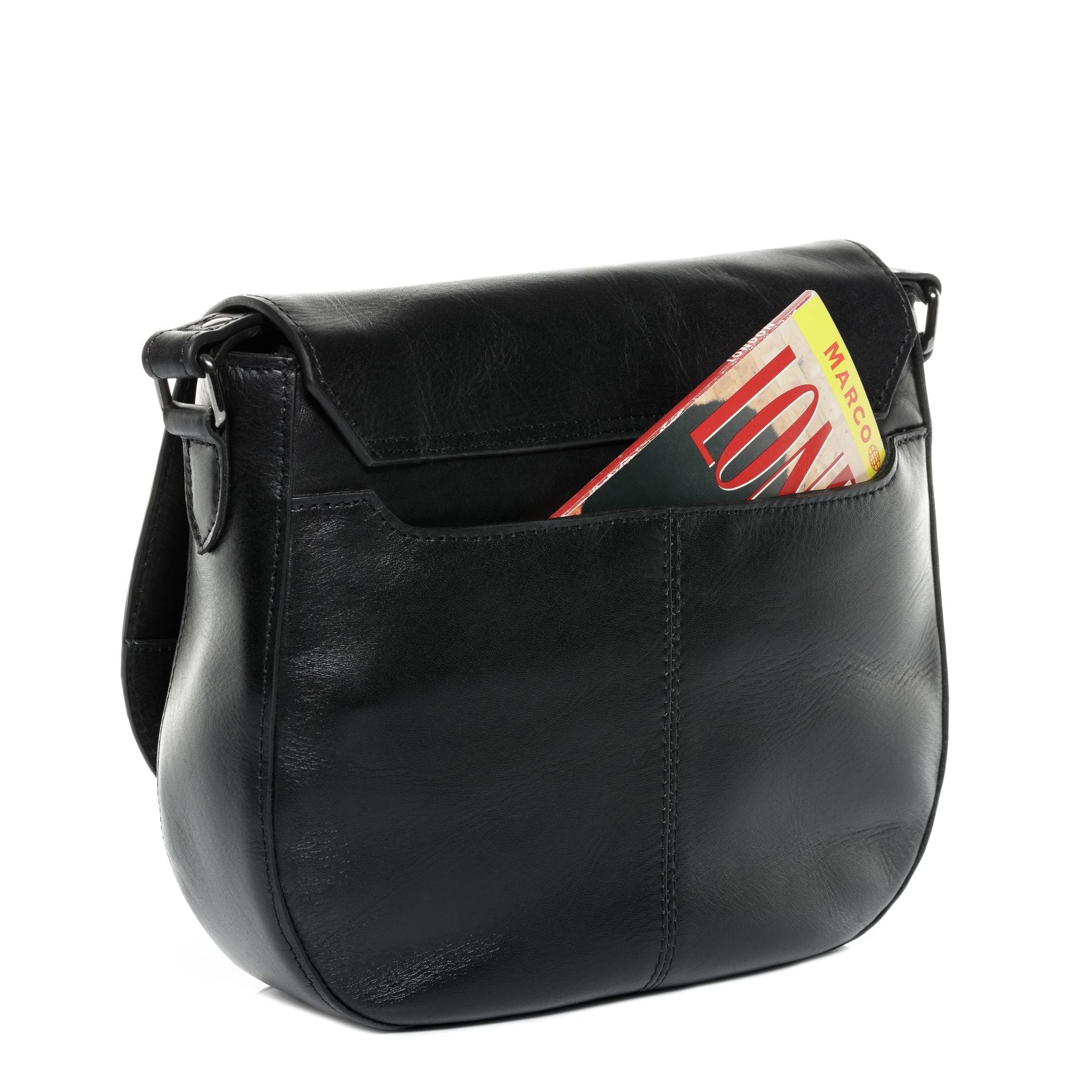 FEYNSINN BERLIN Schultertasche Leder klein ZOE schwarz 27148