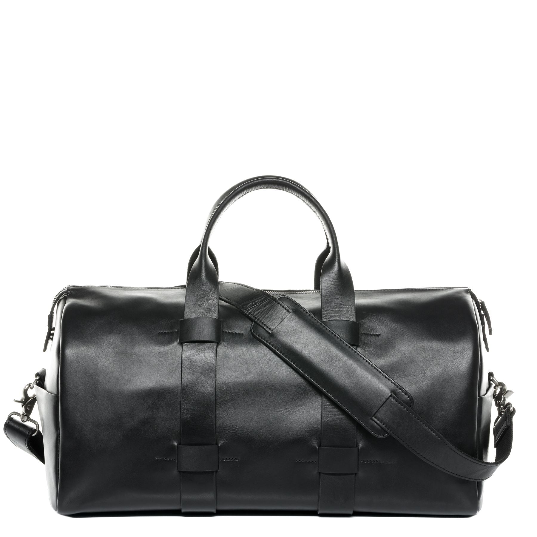 FEYNSINN BERLIN Reisetasche Weekender Leder TROY schwarz 27570