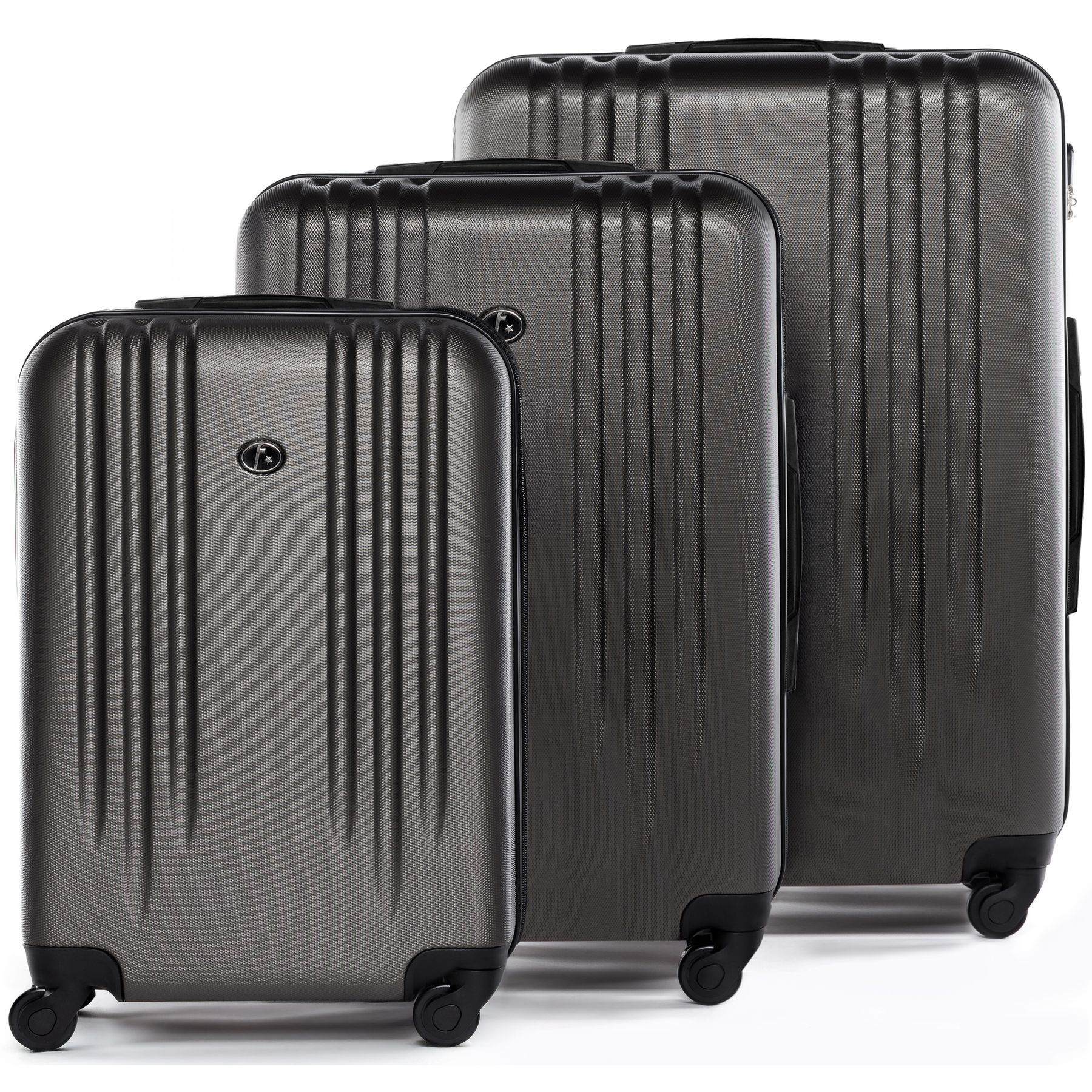 FERGÉ Kofferset 3-teilig Marseille gelb 3er Trolley Set 49098