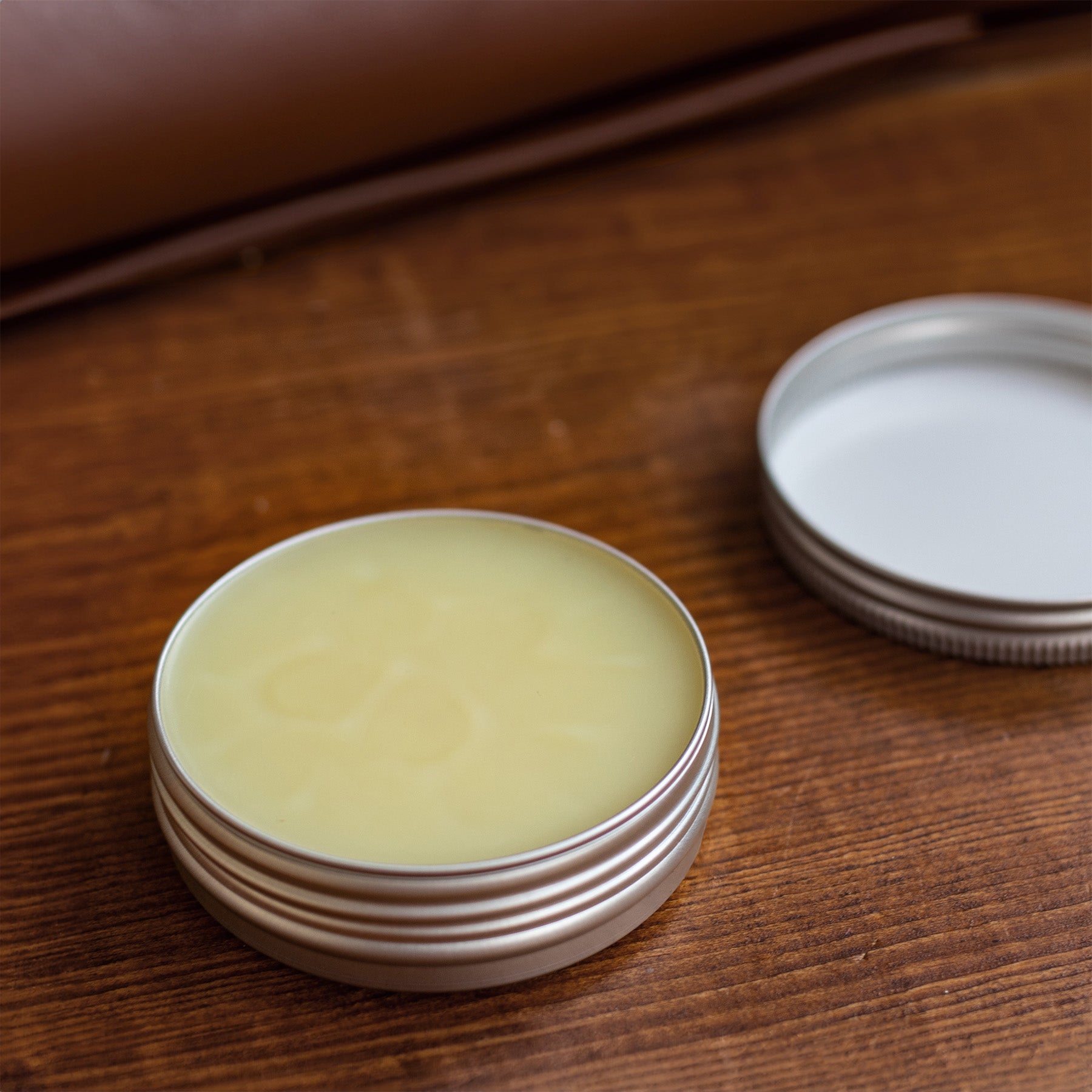 myBagFactory Ledercreme 50 ml praktisches Set mit Bürste 45964