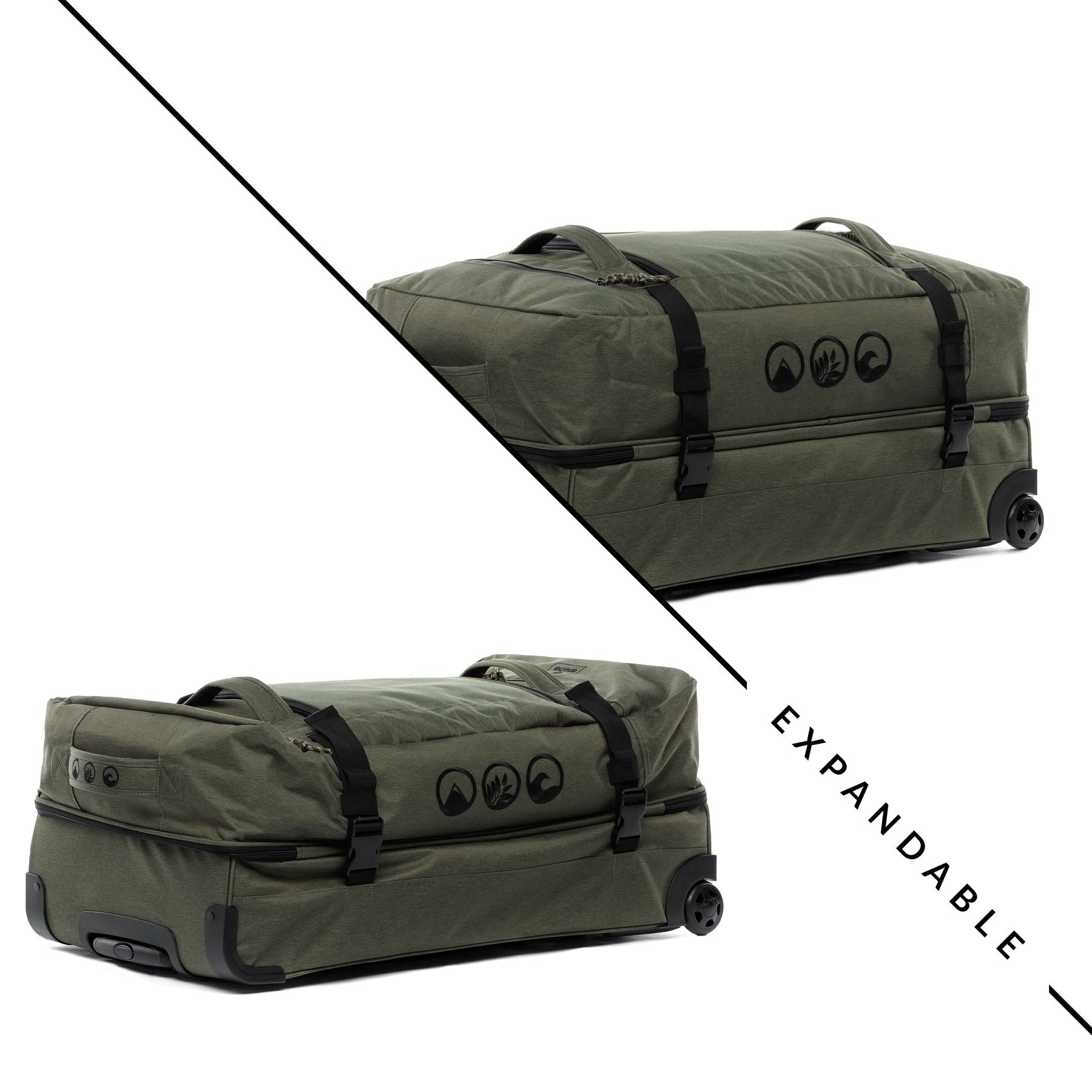 Reisetasche mit 2 Rollen KANE Duffel-Trolley XXL 140 L Rollkoffer 39169