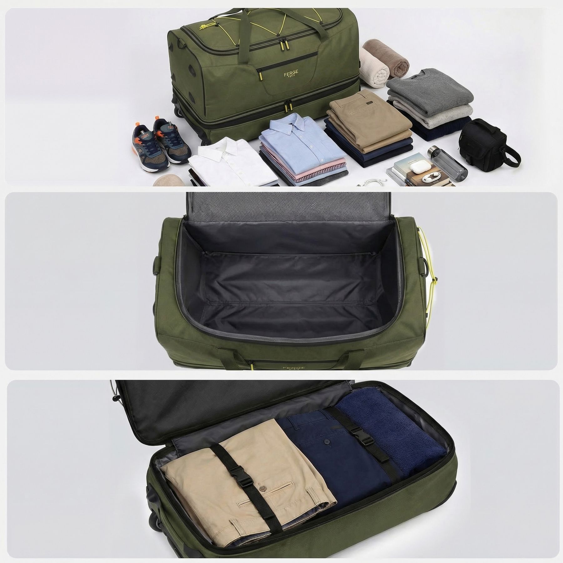 Paris2.0_Olive_Gelb_Handgepäck_Stauraum