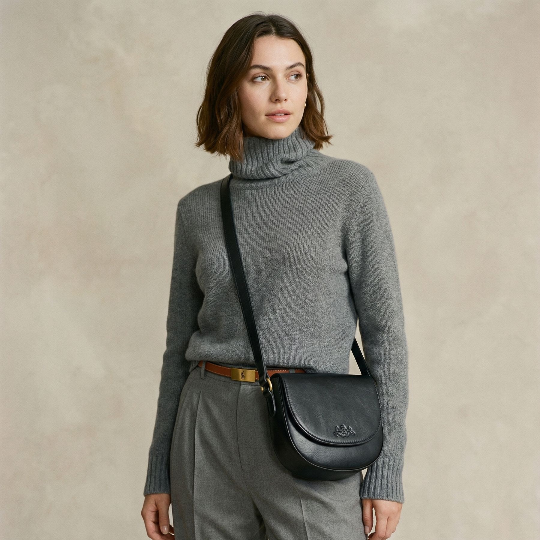 Umhängetasche Leder TRISH Schultertasche