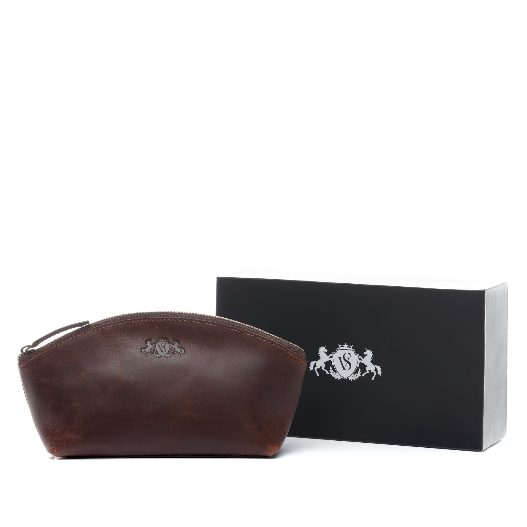 SID & VAIN Make up Bag ABBY braun-cognac 20157
