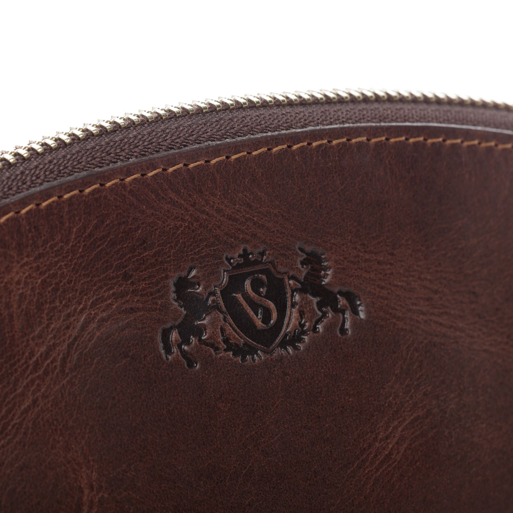 SID & VAIN Make up Bag ABBY braun-cognac 20159