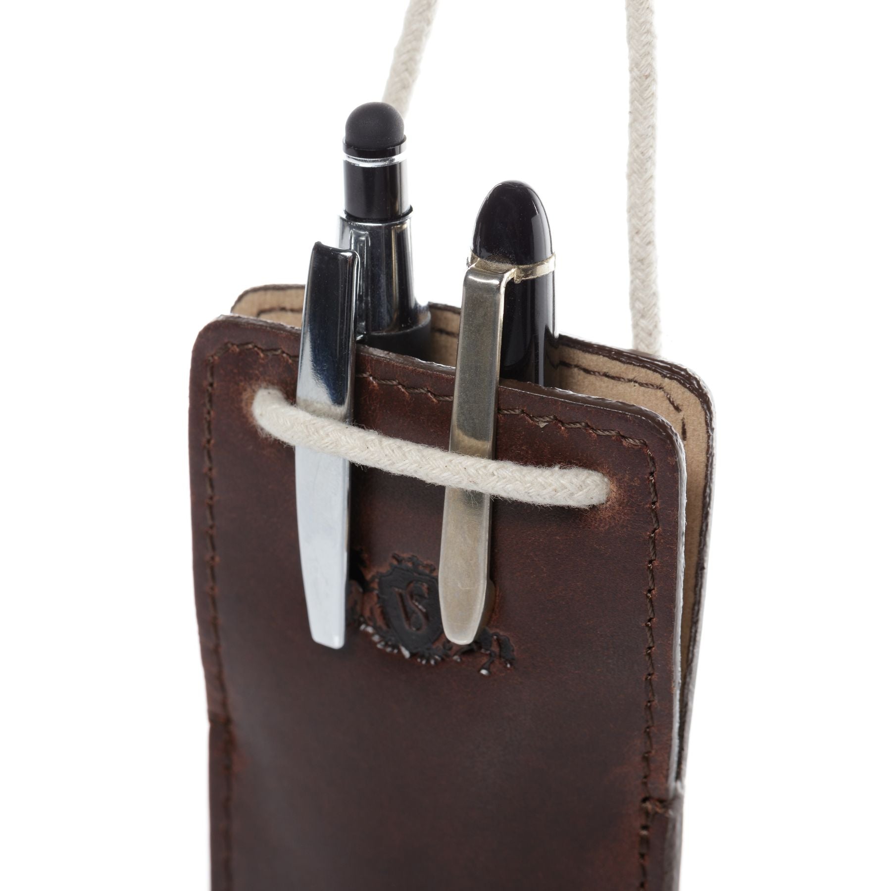 SID & VAIN Stifteetui BIG TONY braun-cognac 21804