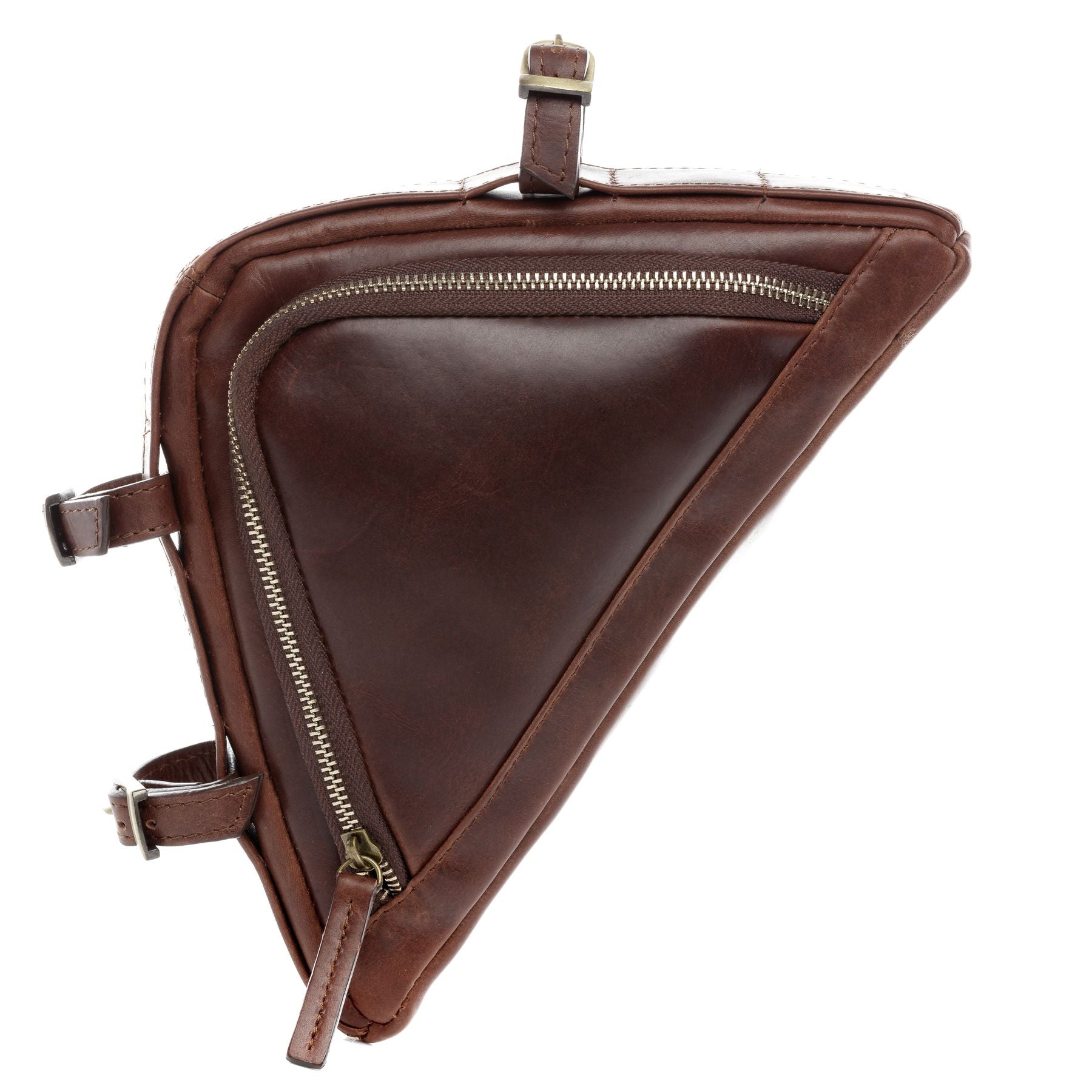 klickfix lenkertasche leder SID & VAIN Fahrradtasche ARCHIE Natur-Leder braun-cognac