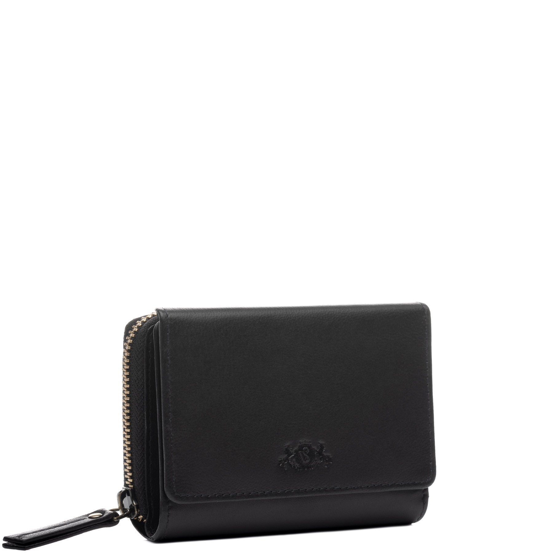 SID & VAIN Geldbeutel Zip Leder AVA schwarz 38941