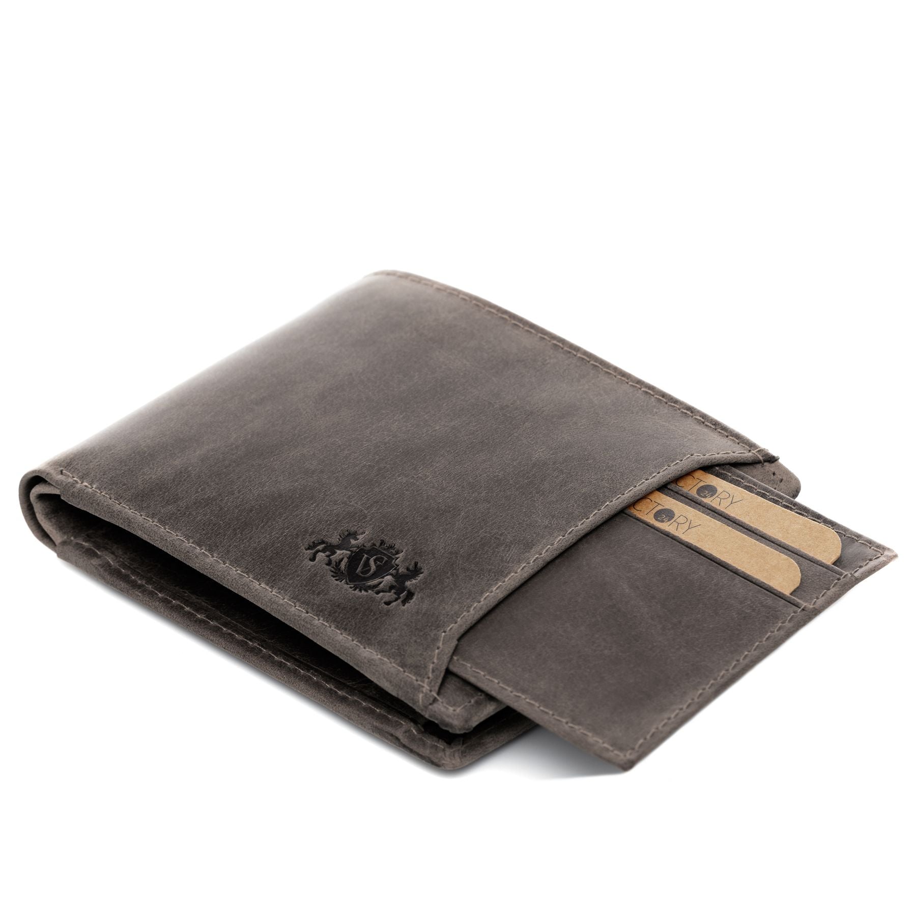 SID & VAIN Geldbeutel Leder Karten JACOB dark-brown 23613