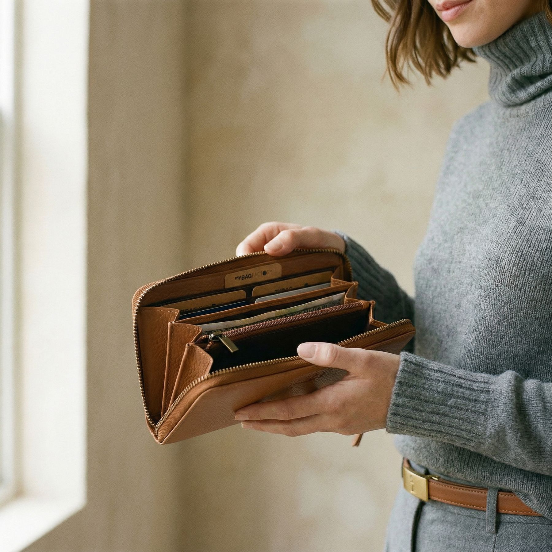 Portemonnaie JERSEY smooth leather