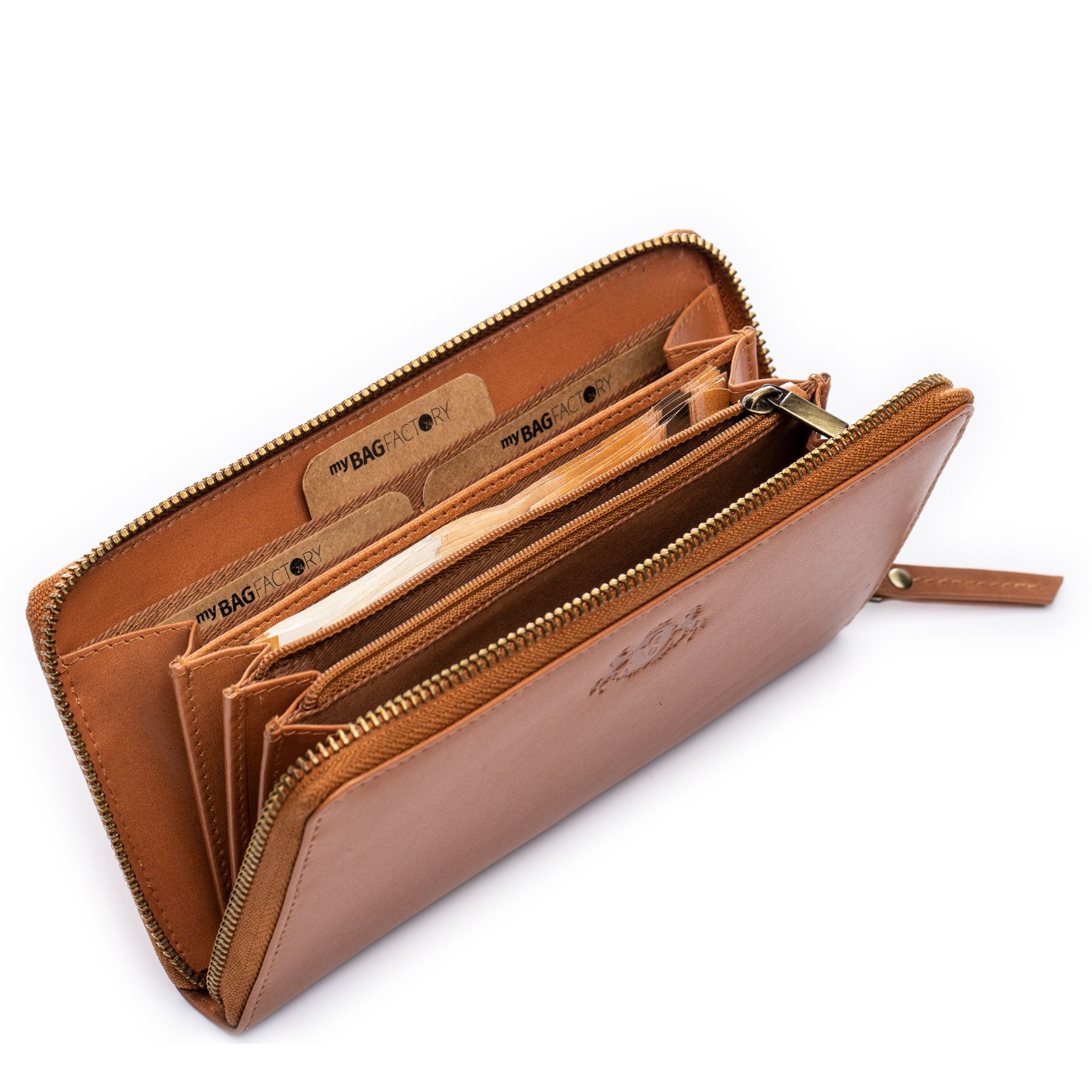 SID & VAIN Geldboerse Leder JERSEY schwarz braun Geldbeutel 39071