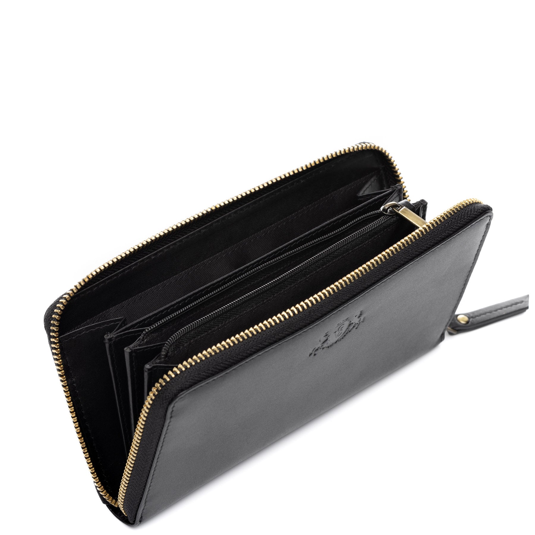 SID & VAIN Geldboerse Leder JERSEY schwarz braun Geldbeutel 39063