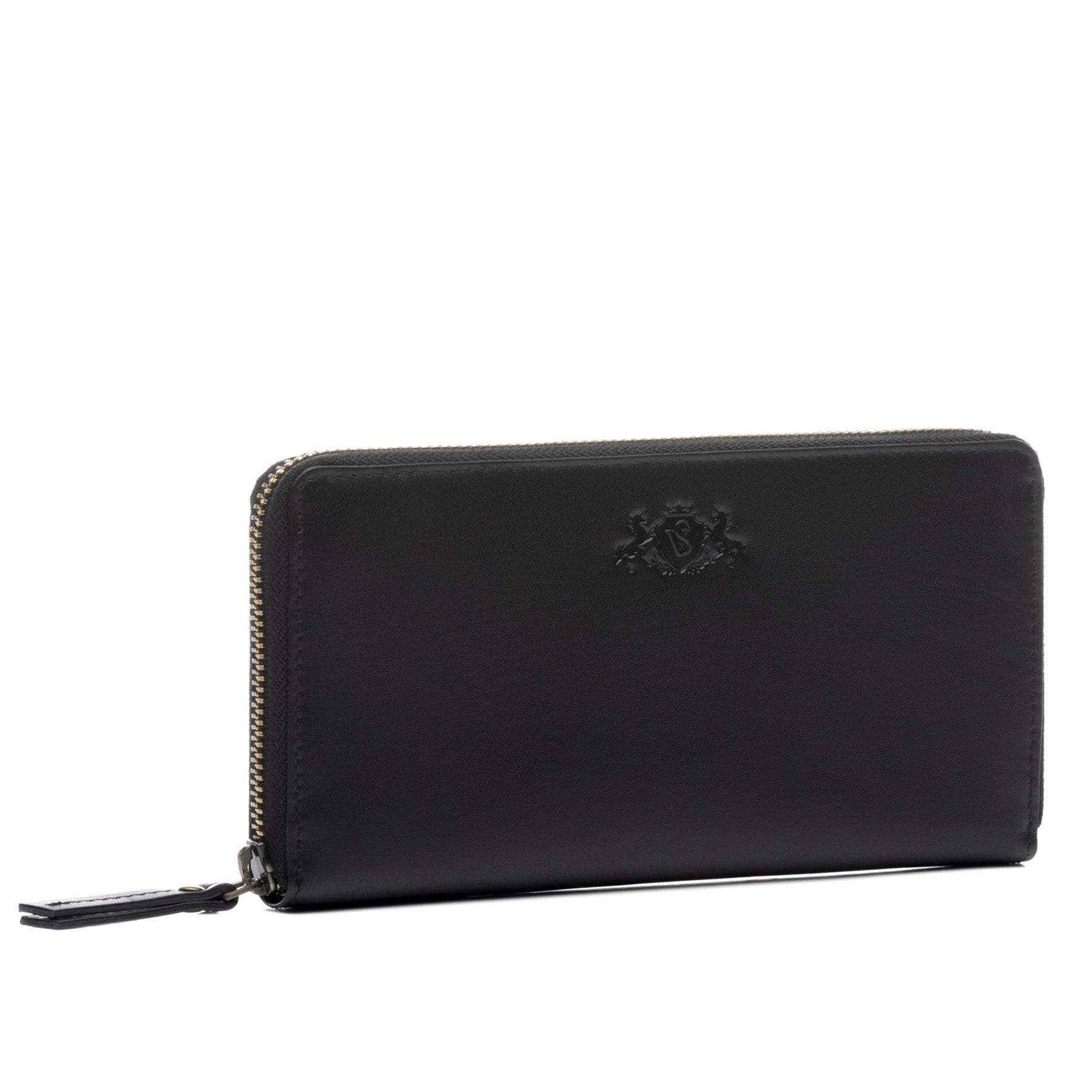 SID & VAIN Geldboerse Leder JERSEY schwarz braun Geldbeutel 39061