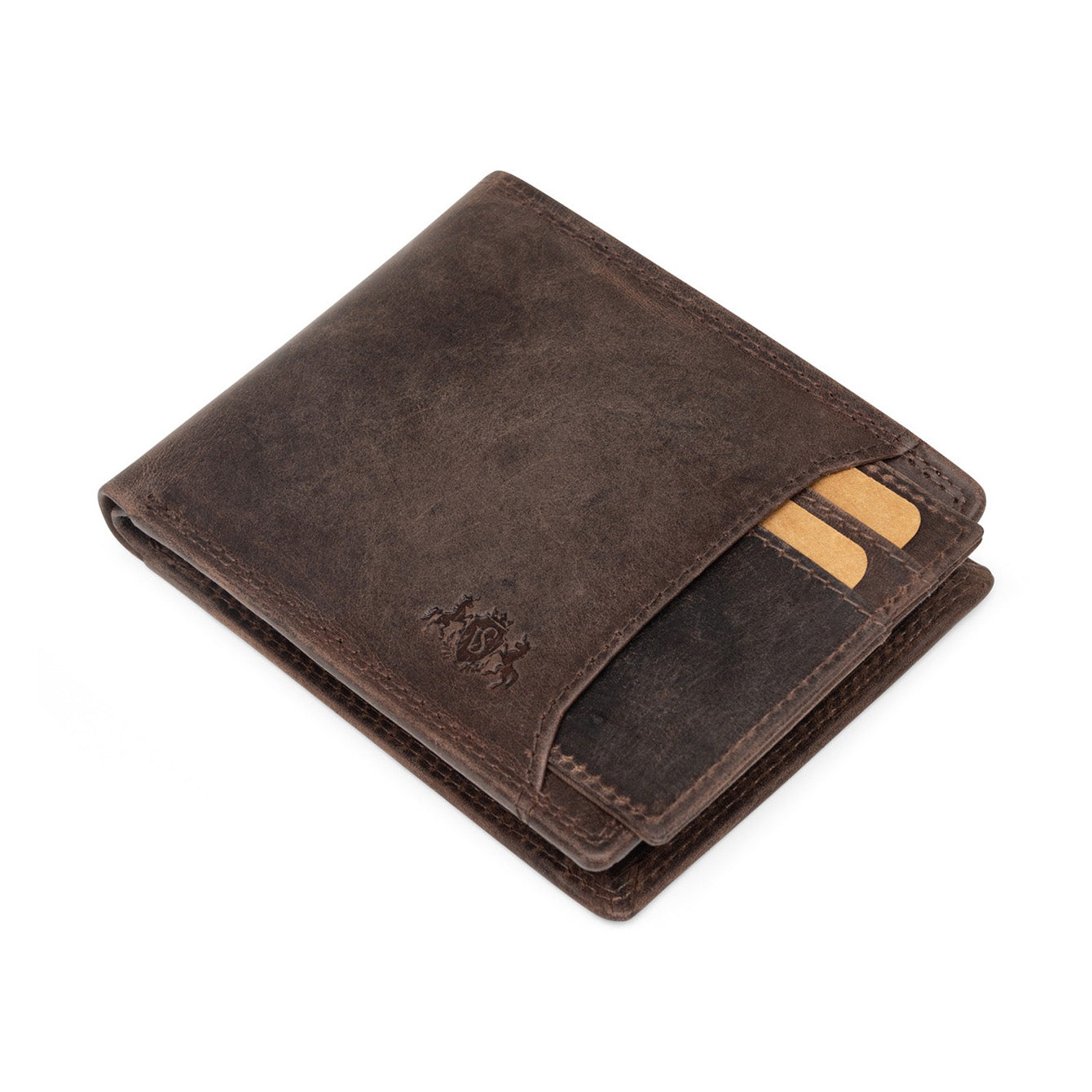 SID & VAIN Geldbeutel herausnehmbaren Karten-Halter RFID Schutz echt Leder Geldbörse extra flaches Design Herren Brieftasche JACOB 50291