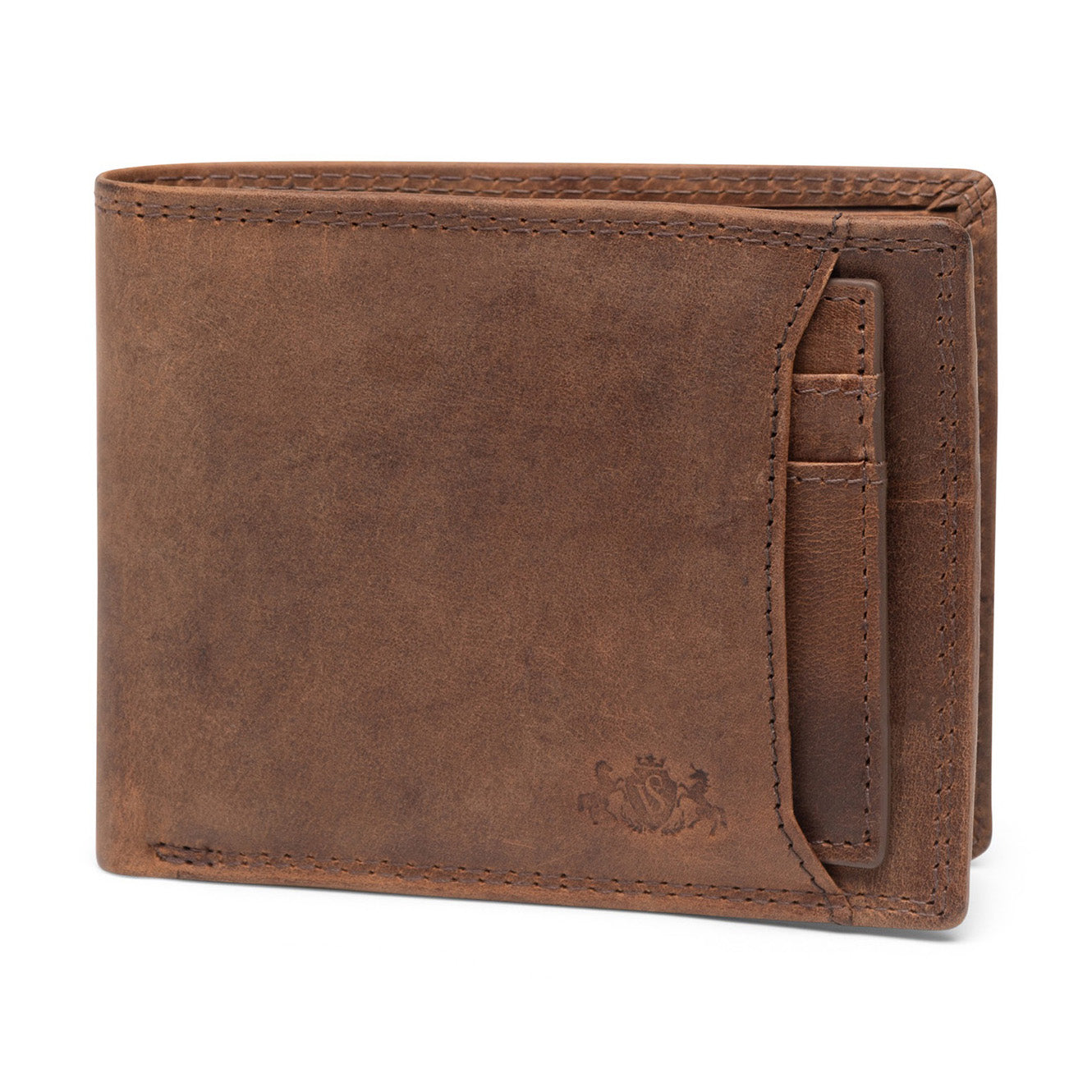 SID & VAIN Geldbeutel herausnehmbaren Karten-Halter RFID Schutz echt Leder Geldbörse extra flaches Design Herren Brieftasche JACOB 50280