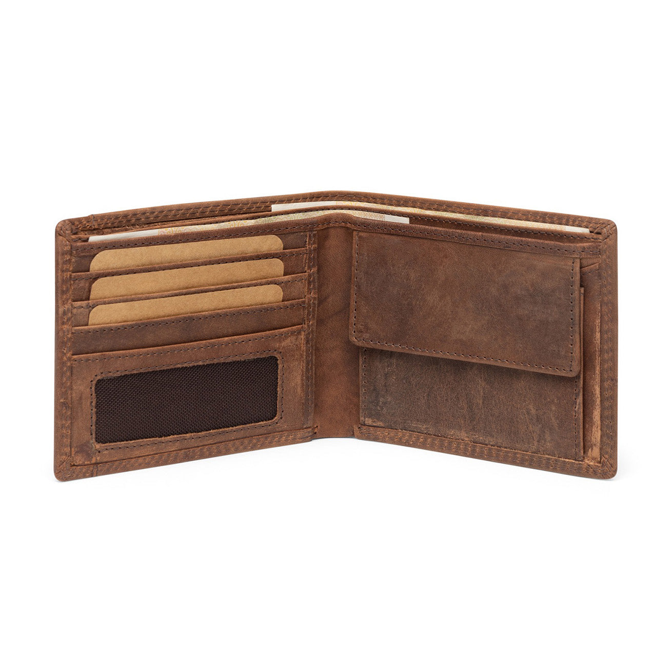 SID & VAIN Geldbeutel herausnehmbaren Karten-Halter RFID Schutz echt Leder Geldbörse extra flaches Design Herren Brieftasche JACOB 50279