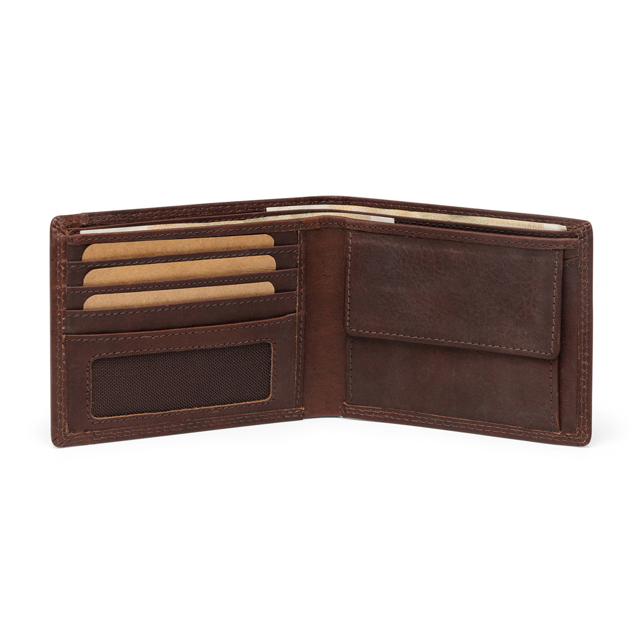 SID & VAIN Geldbeutel herausnehmbaren Karten-Halter RFID Schutz echt Leder Geldbörse extra flaches Design Herren Brieftasche JACOB 50271