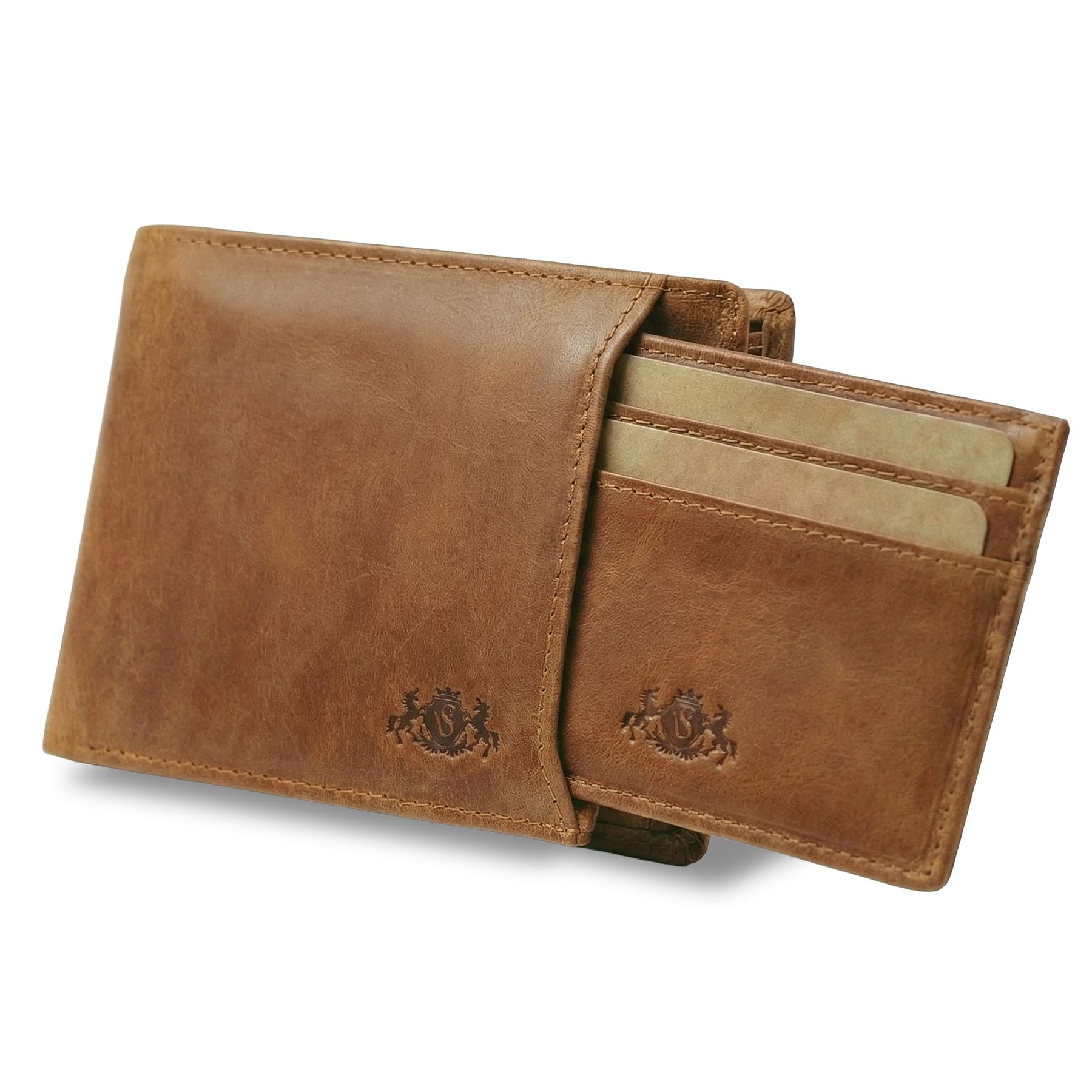 SID & VAIN leather wallet JACOB camel-beige