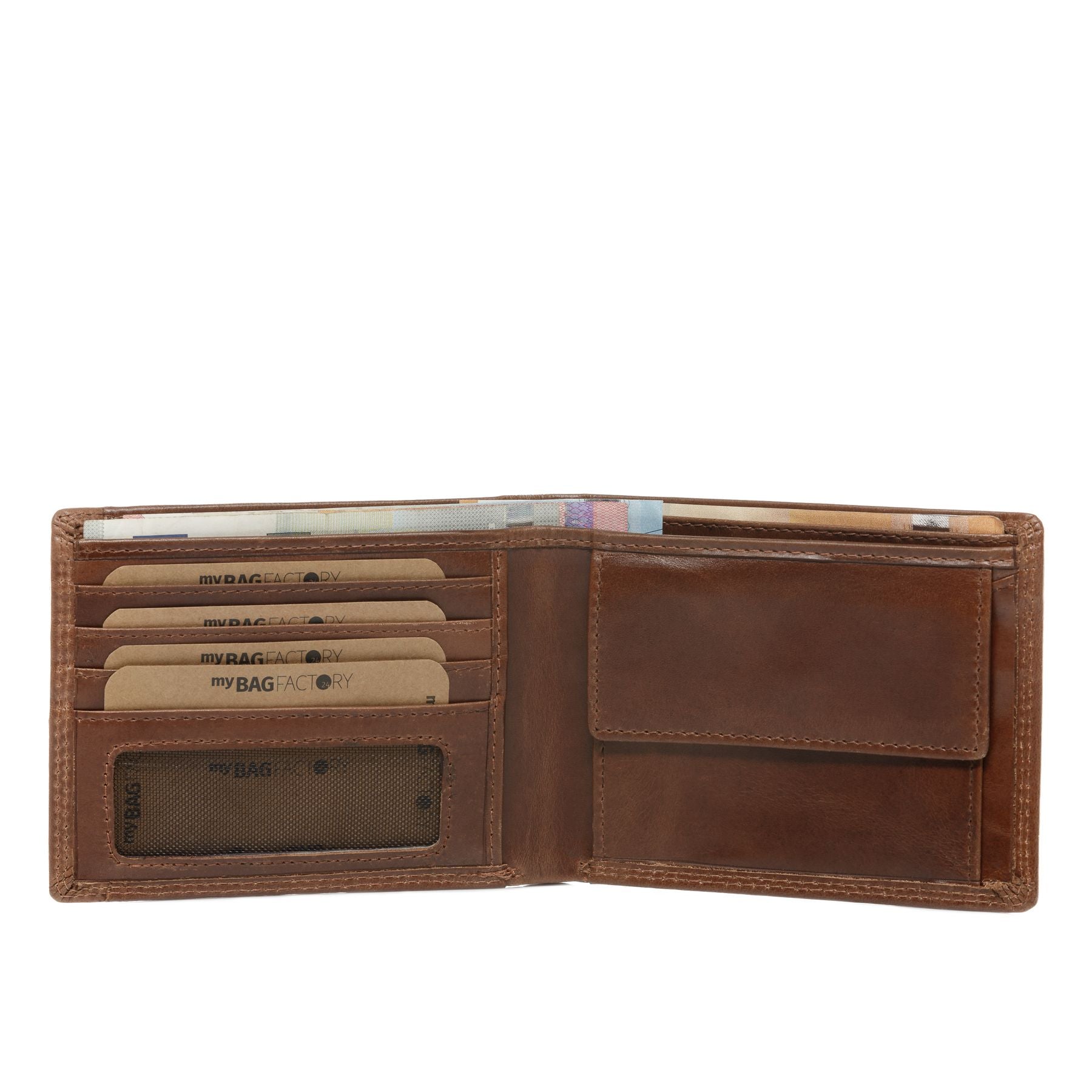 SID & VAIN Geldbörse Leder JACOB versch. Farben Brieftasche Geldbörse 49821