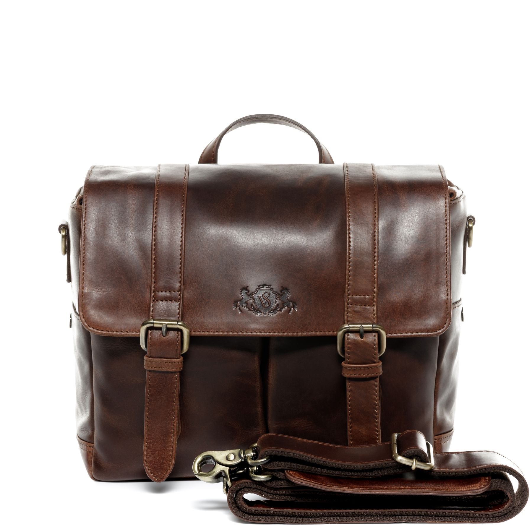SID & VAIN Kameratasche HEATHROW braun-cognac 27648
