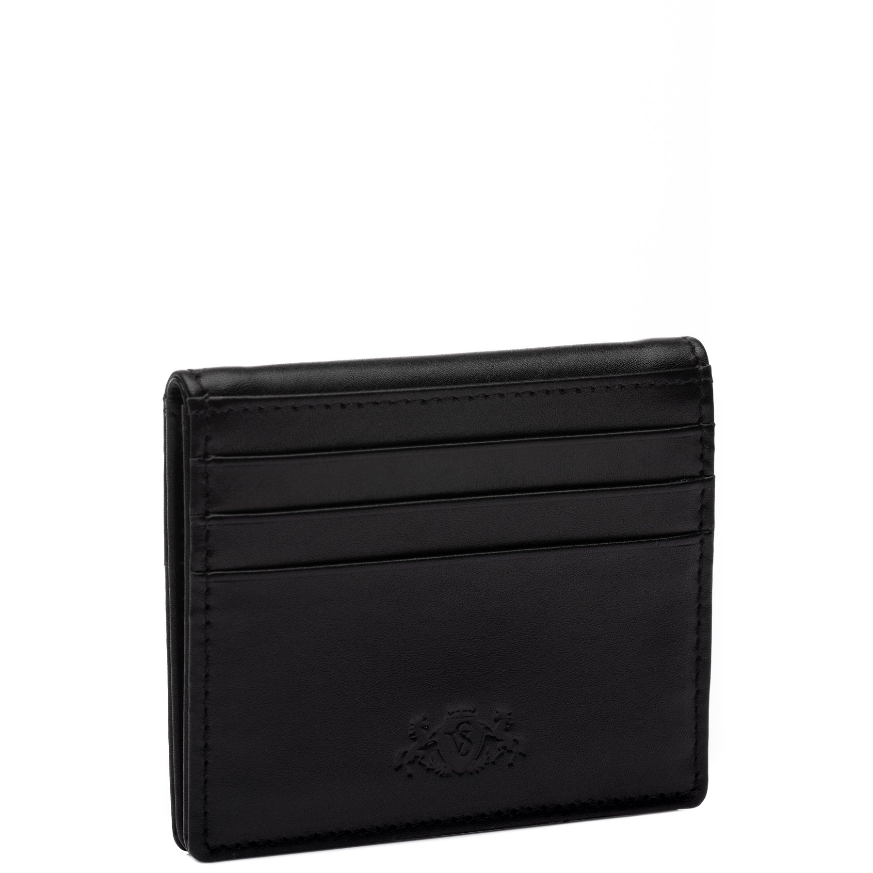 SID & VAIN Kartenetui Leder EARNEST braun hellbraun schwarz 39018