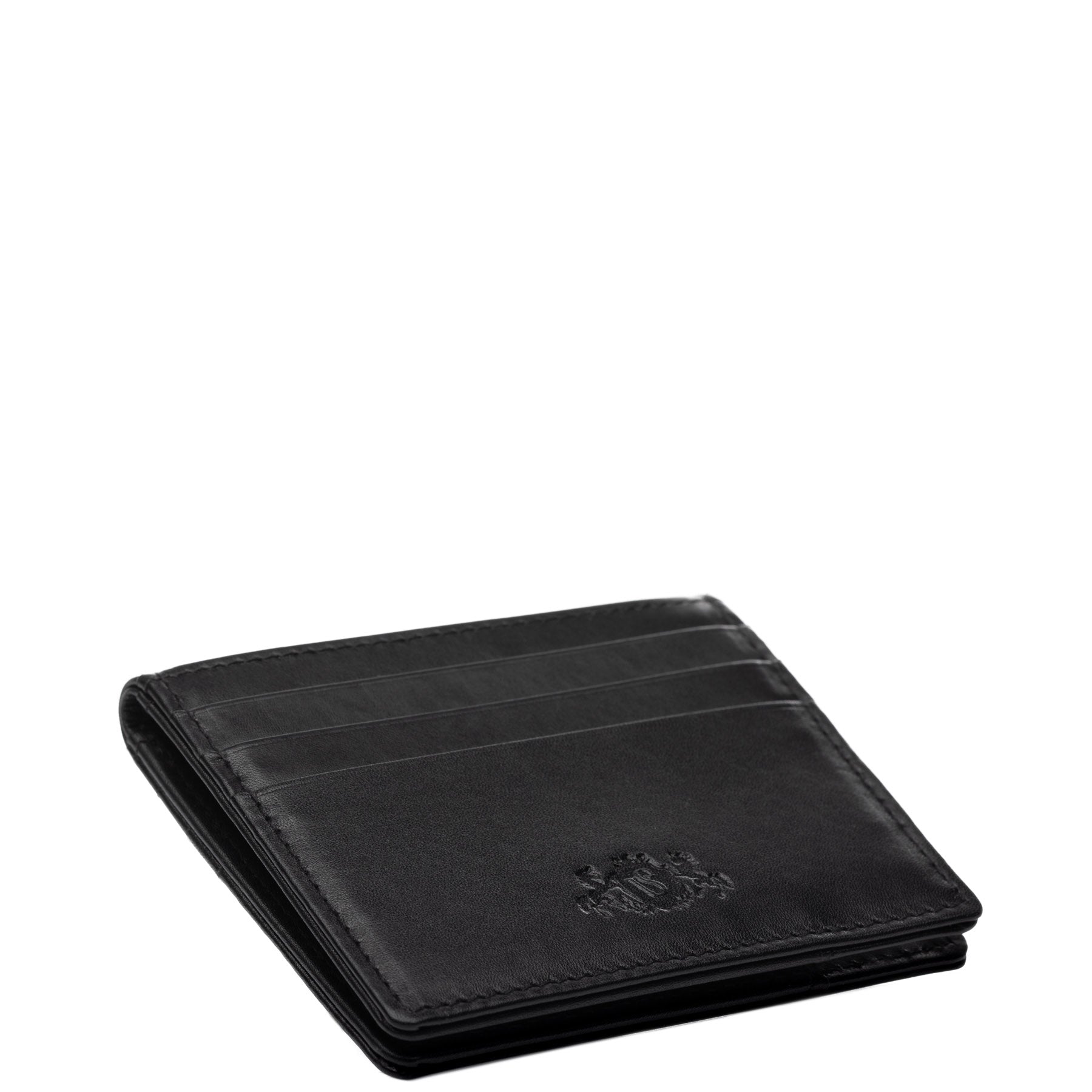 SID & VAIN Kartenetui Leder EARNEST braun hellbraun schwarz 39019