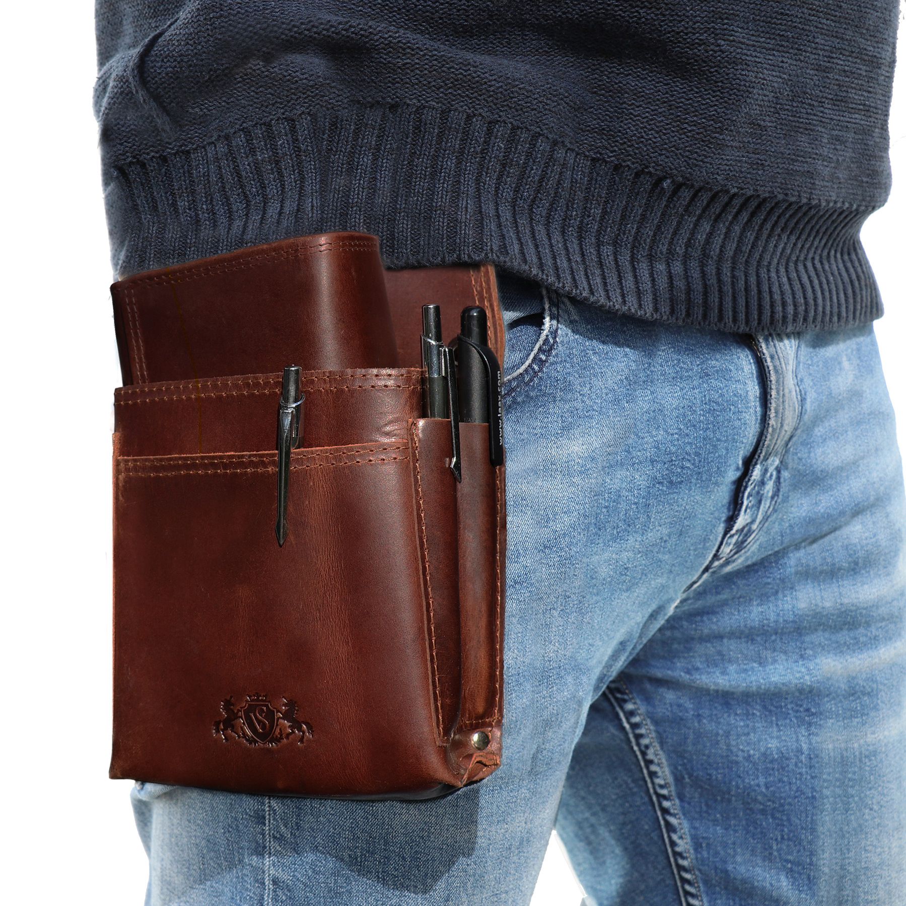 SID & VAIN Kellnerbörse Lederbraun ABERDEEN 47274