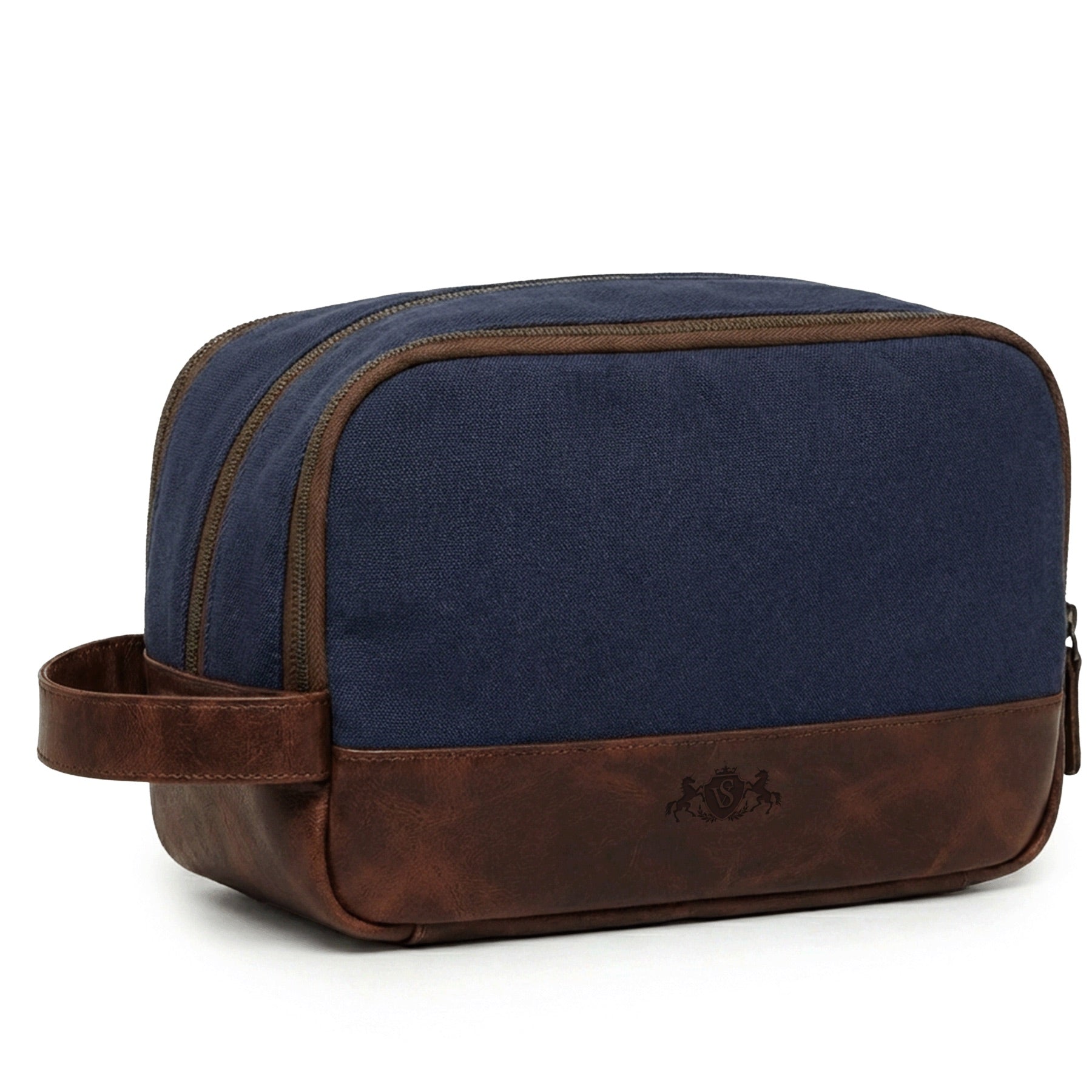 6046-SID & VAIN wash - M - H-91 - BEAU blue-brown CANVAS-PULL-UP-gallerie