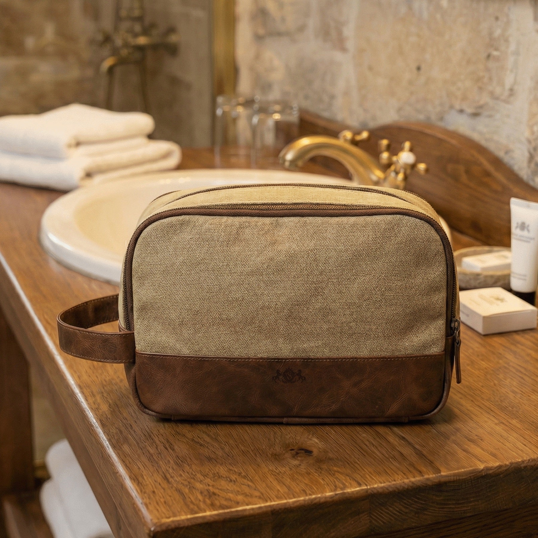 6497-SID & VAIN wash - M - H-91 - BEAU Nature-brown CANVAS-PULL-UP-inuse