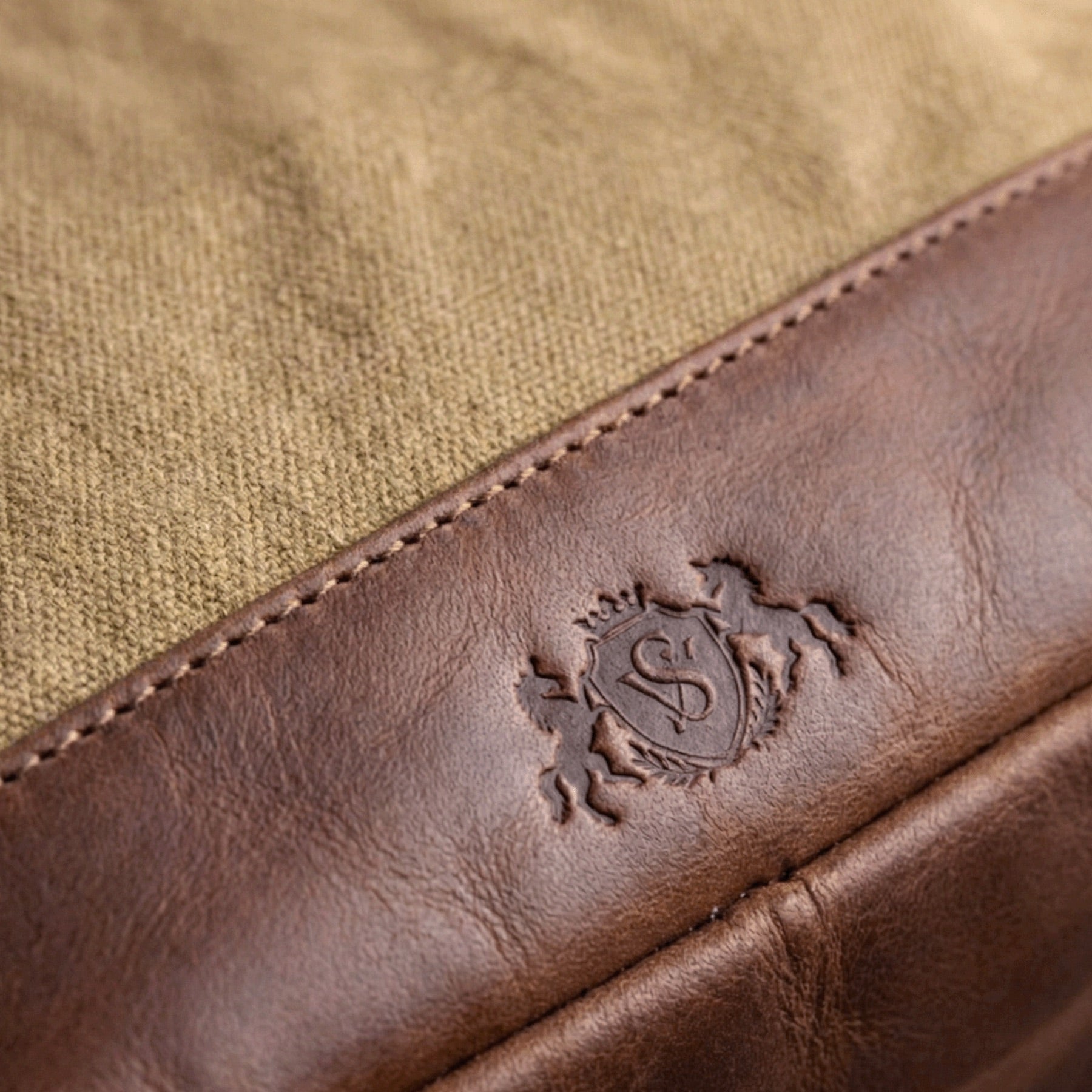 6497-SID & VAIN wash - M - H-91 - BEAU Nature-brown CANVAS-PULL-UP-feature