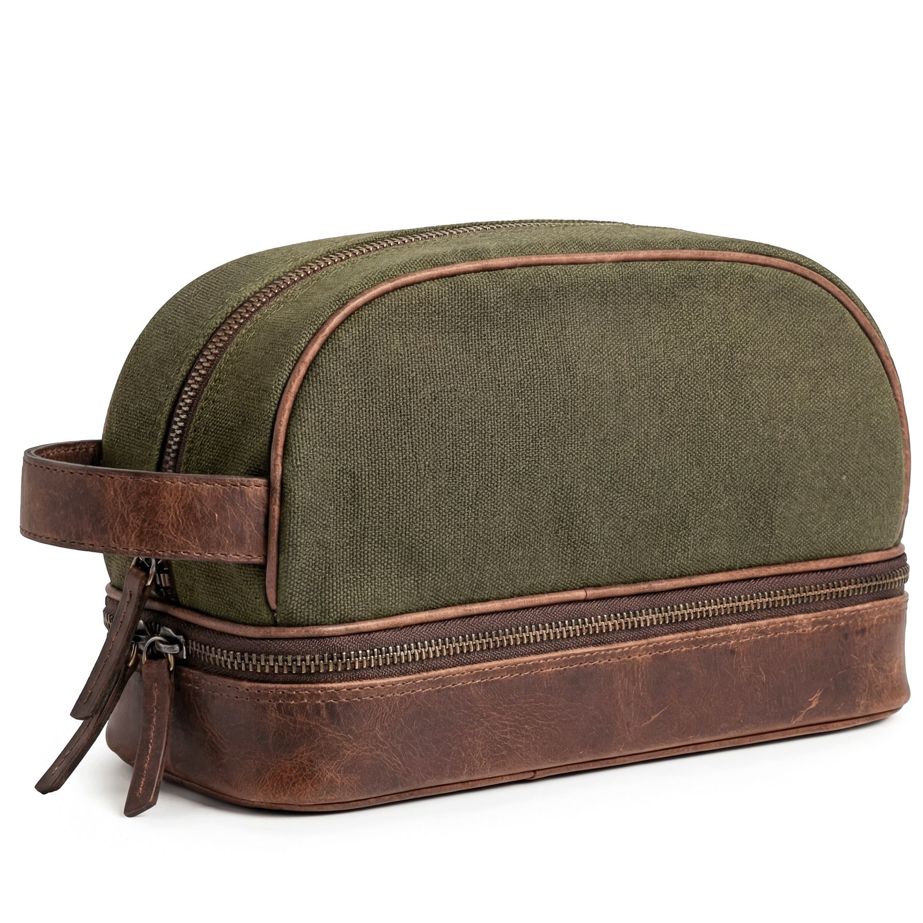 6050-SID & VAIN wash - M - H-92 - CARTER olive-brown CANVAS-PULL-UP-gallerie