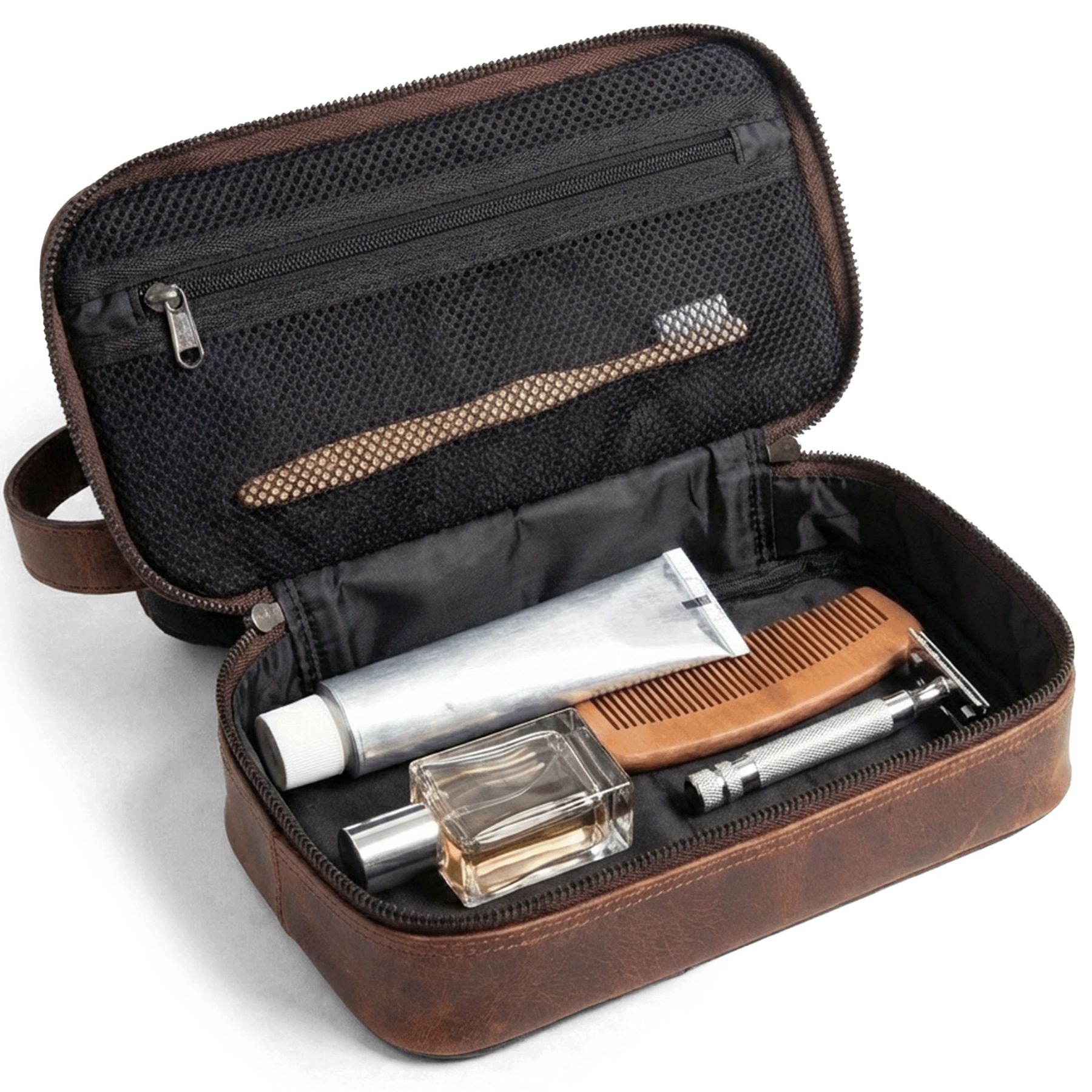 6049-SID & VAIN wash - M - H-92 - CARTER blue-brown CANVAS-PULL-UP-feature